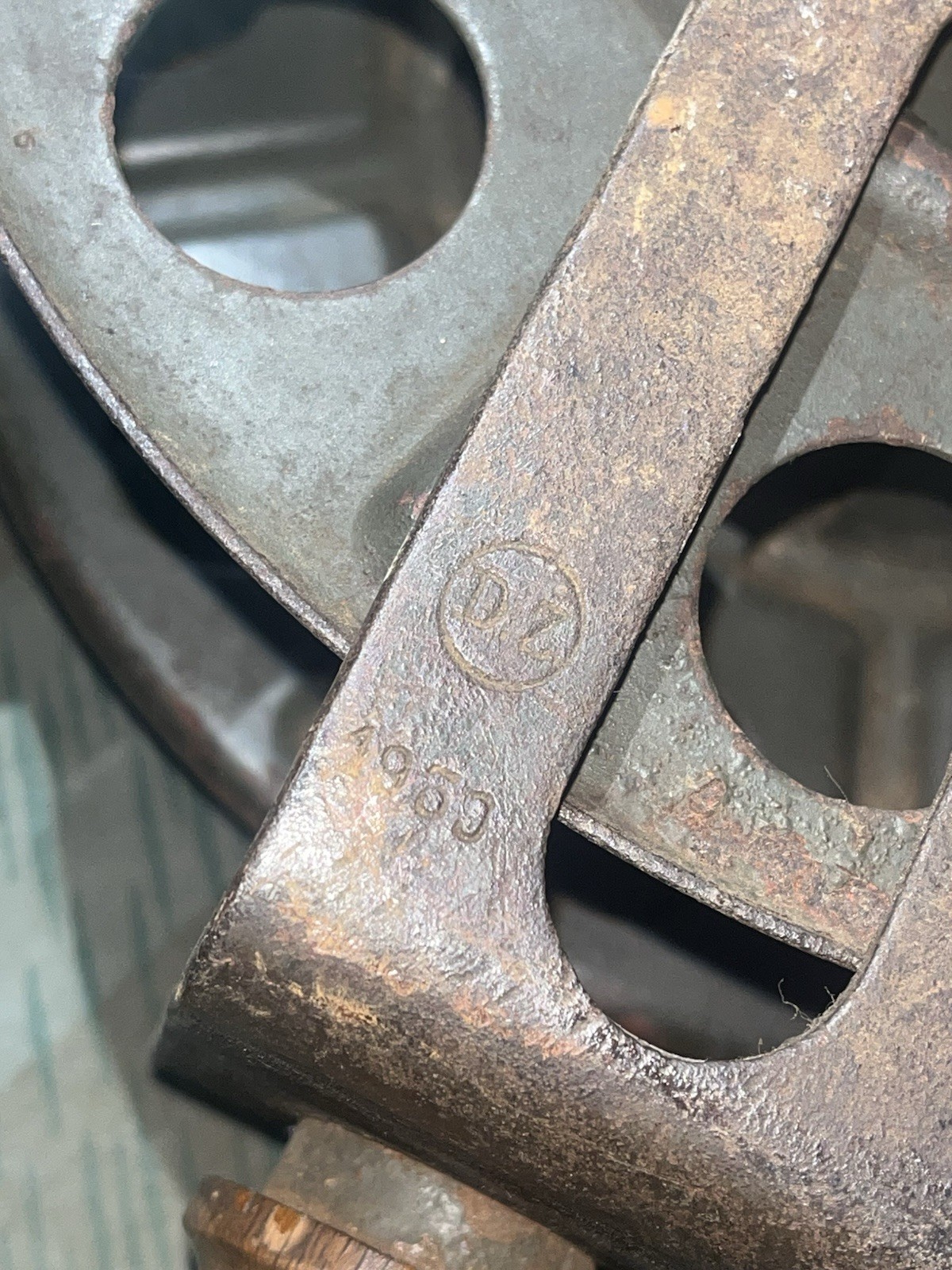 Original WW2 German FF33 Field Telephone Wire Hand Cable Reel 1939 - Image 10