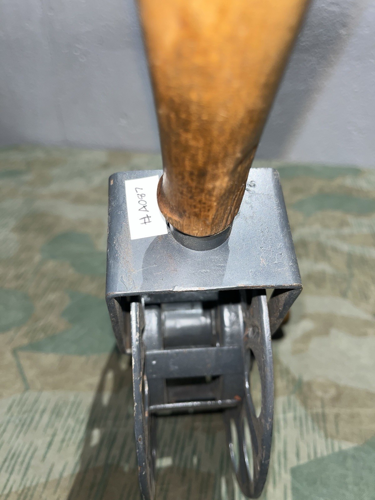 Original WW2 German FF33 Field Telephone Wire Hand Cable Reel - Image 12