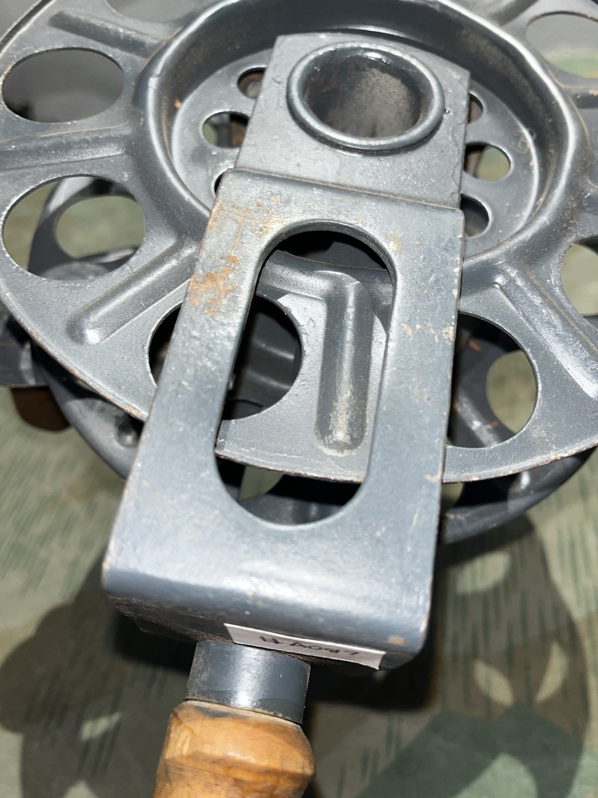 Original WW2 German FF33 Field Telephone Wire Hand Cable Reel - Image 14