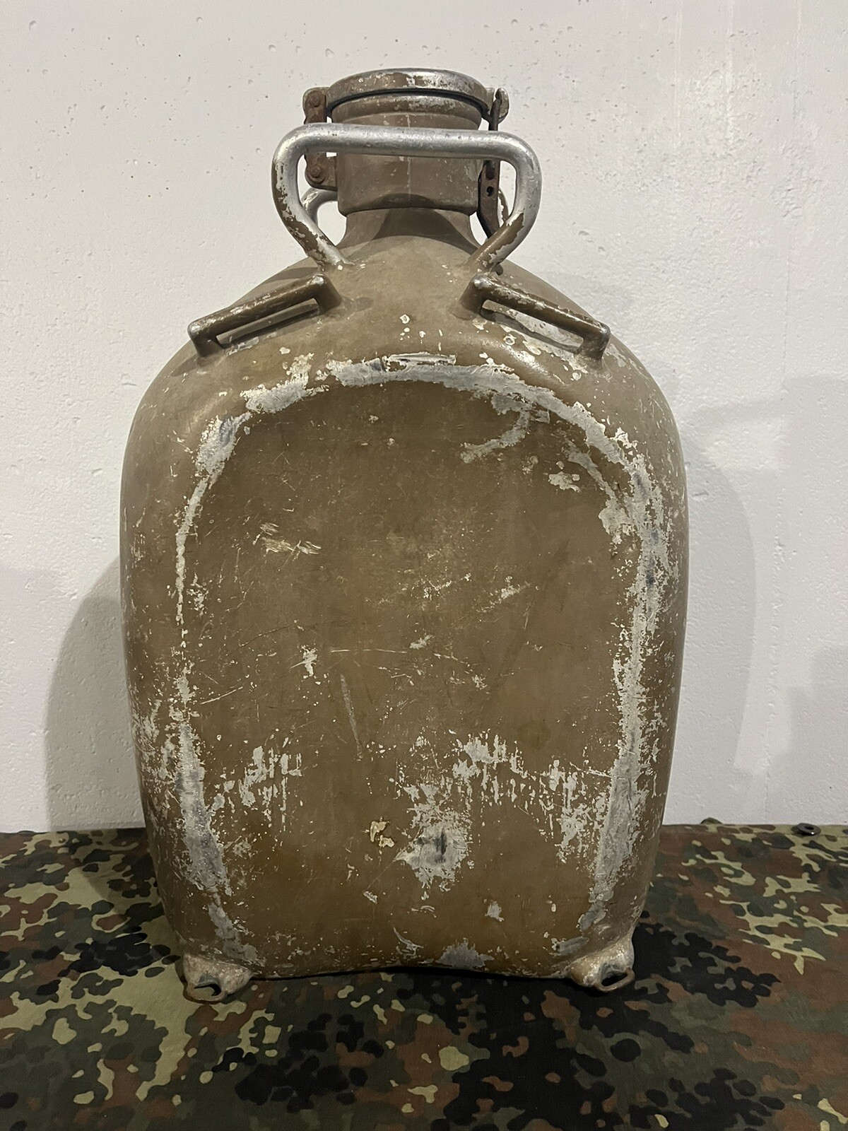 Original WW2 German 18L Trinkwasser Container Jug Backpack Luftwaffe Marked - Image 2