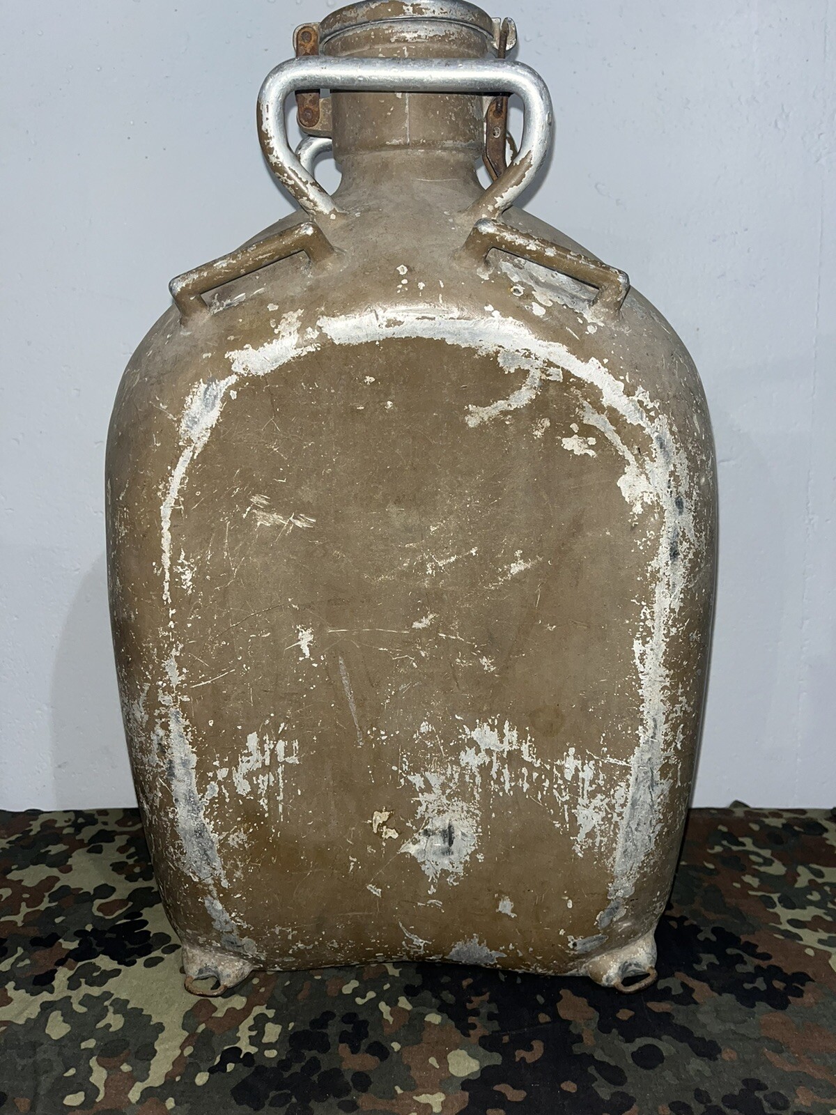 Original WW2 German 18L Trinkwasser Container Jug Backpack Luftwaffe Marked - Image 3