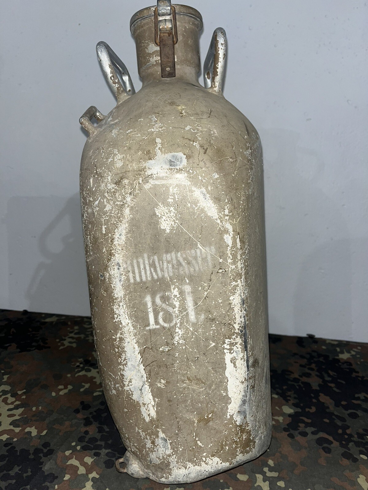 Original WW2 German 18L Trinkwasser Container Jug Backpack Luftwaffe Marked - Image 5