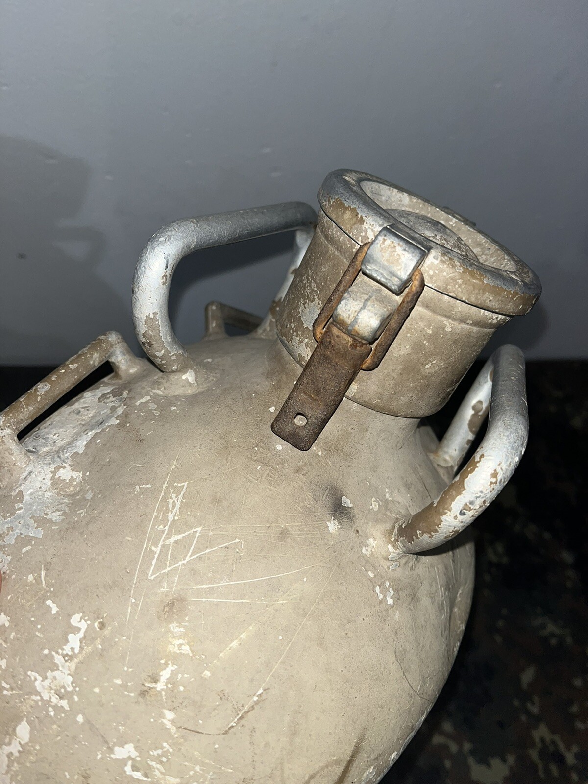 Original WW2 German 18L Trinkwasser Container Jug Backpack Luftwaffe Marked - Image 10