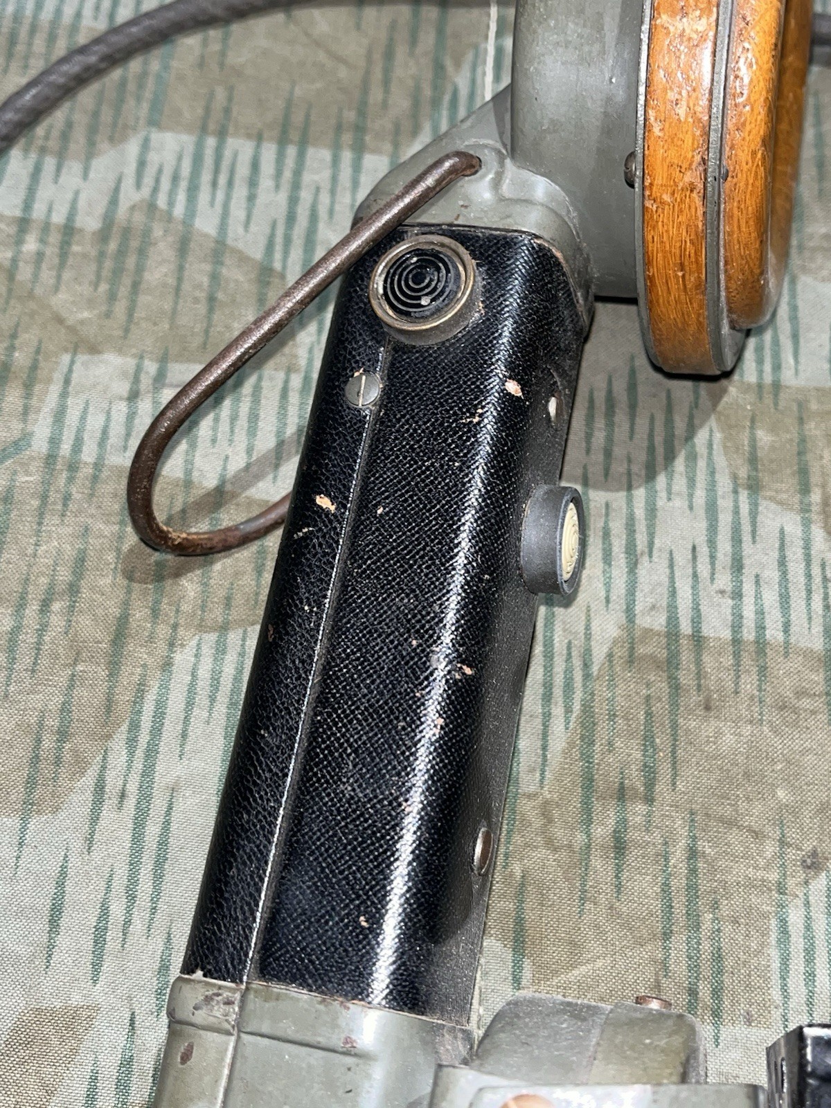 Original WW1 German Field Phone Feldfernsprecher Spare Handset w/ Plugs FF16 - Image 12
