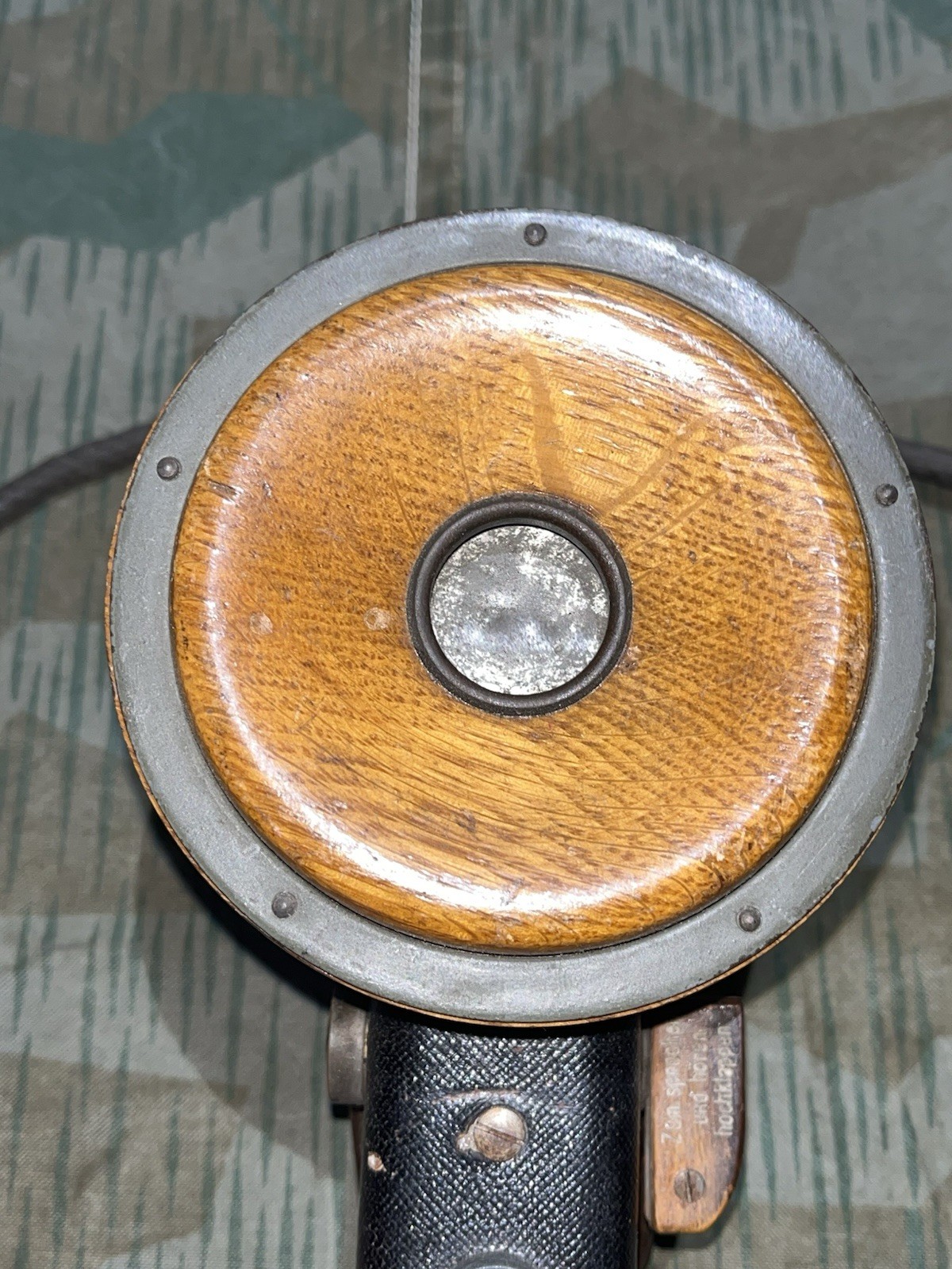 Original WW1 German Field Phone Feldfernsprecher Spare Handset w/ Plugs FF16 - Image 13