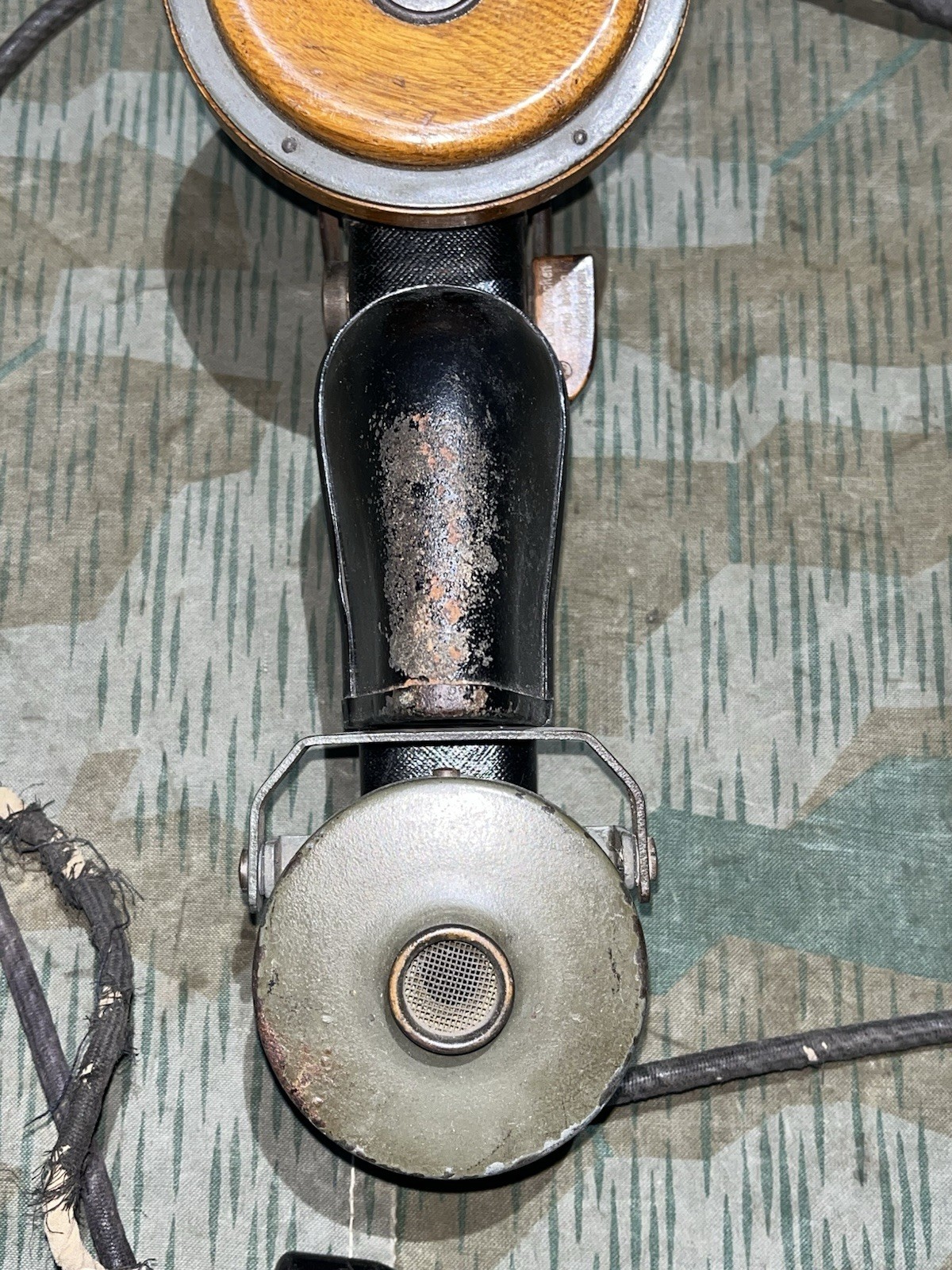 Original WW1 German Field Phone Feldfernsprecher Spare Handset w/ Plugs FF16 - Image 15