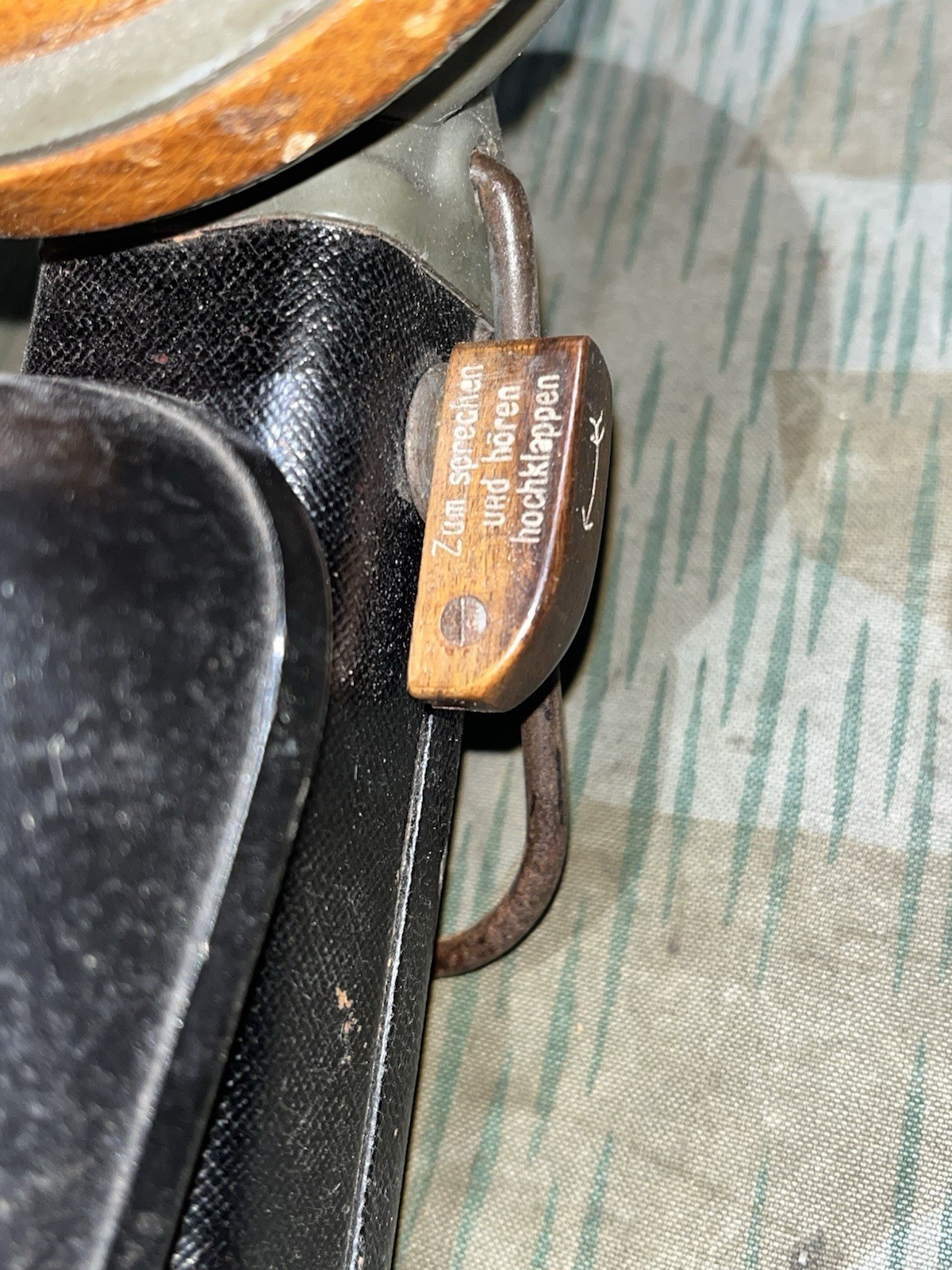Original WW1 German Field Phone Feldfernsprecher Spare Handset w/ Plugs FF16 - Image 16