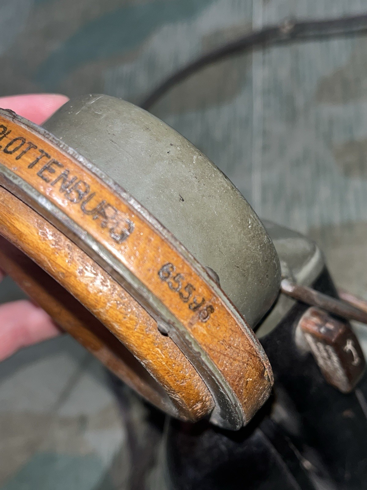 Original WW1 German Field Phone Feldfernsprecher Spare Handset w/ Plugs FF16 - Image 20