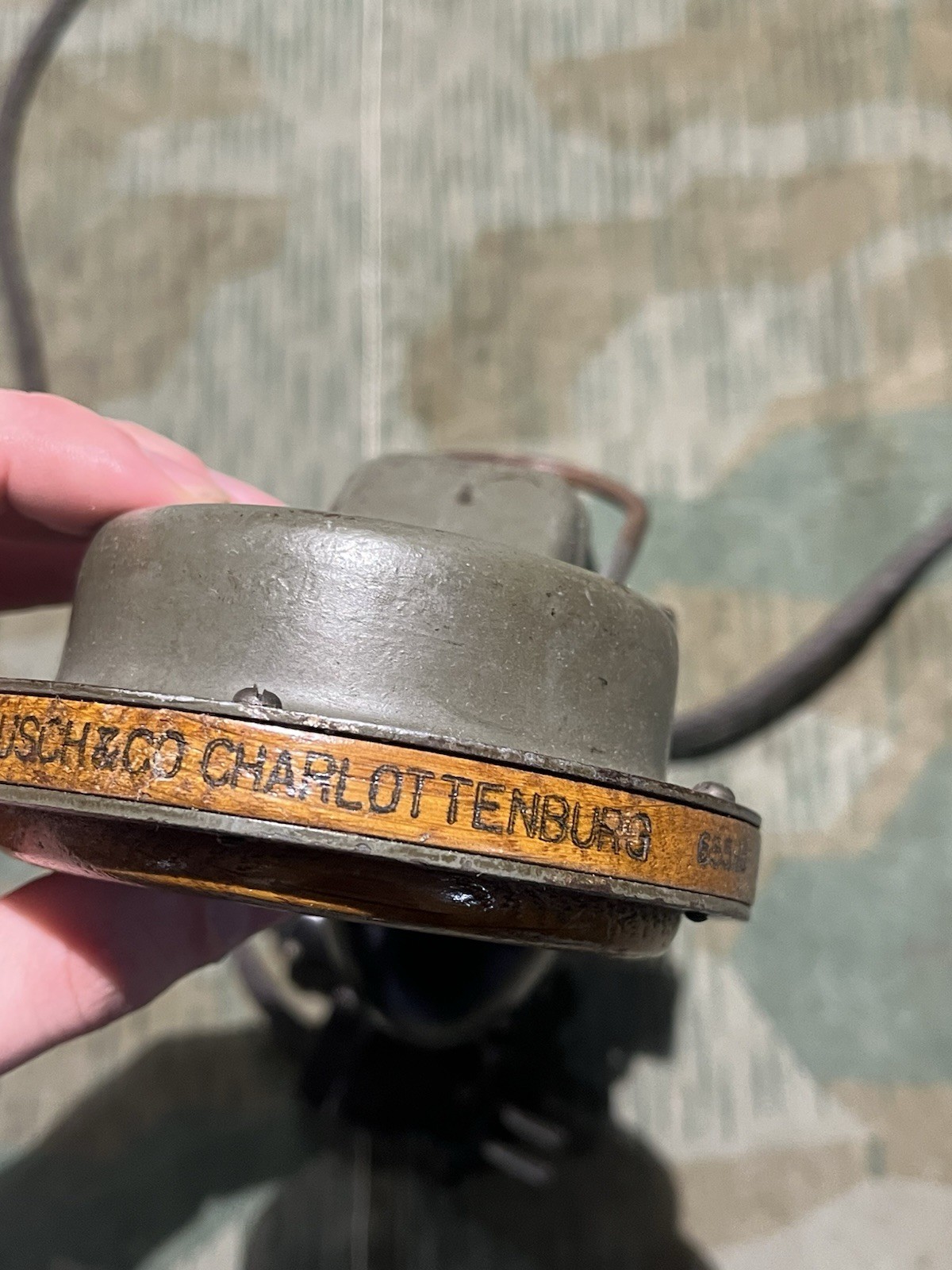 Original WW1 German Field Phone Feldfernsprecher Spare Handset w/ Plugs FF16 - Image 21