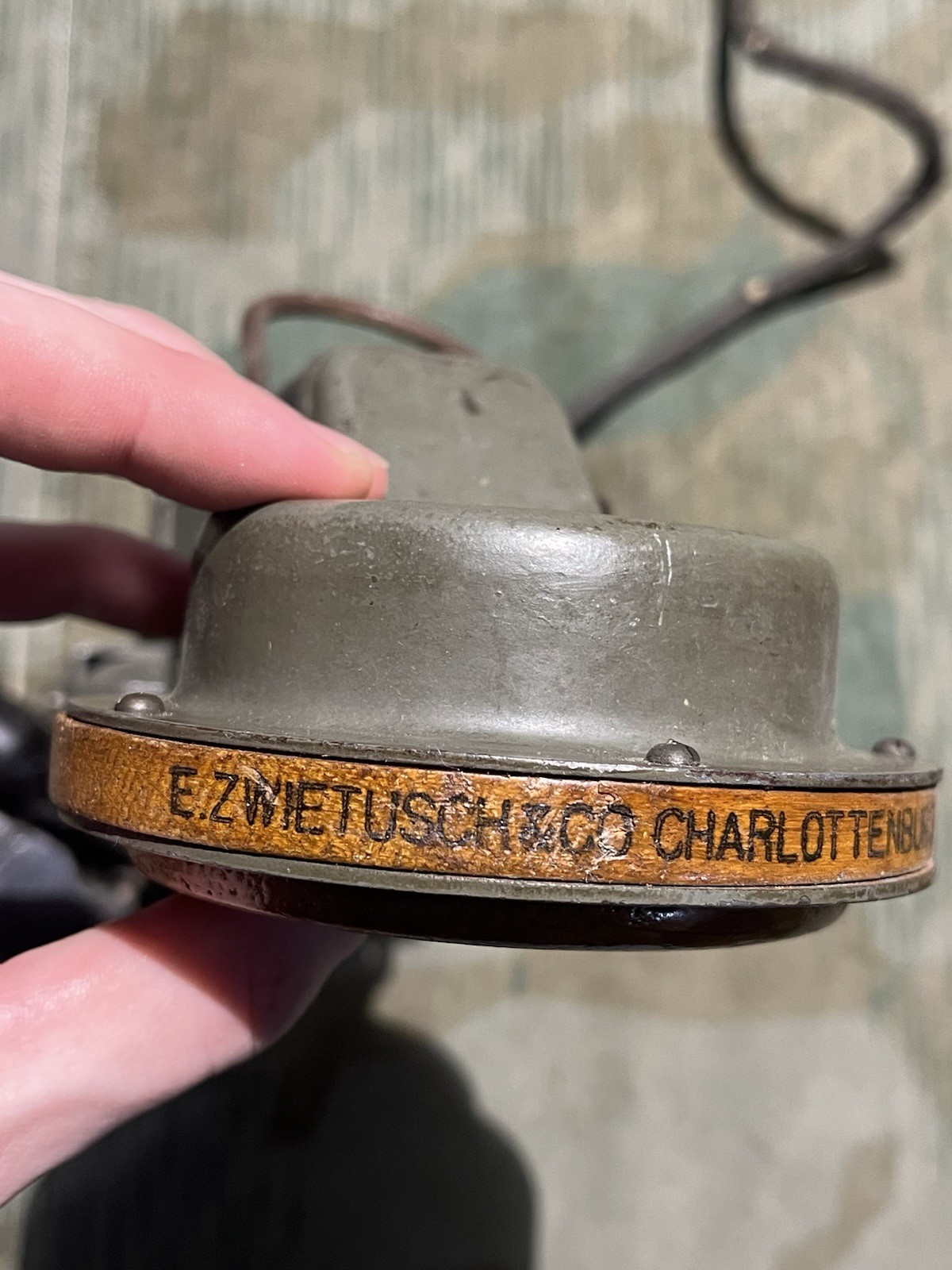 Original WW1 German Field Phone Feldfernsprecher Spare Handset w/ Plugs FF16 - Image 22