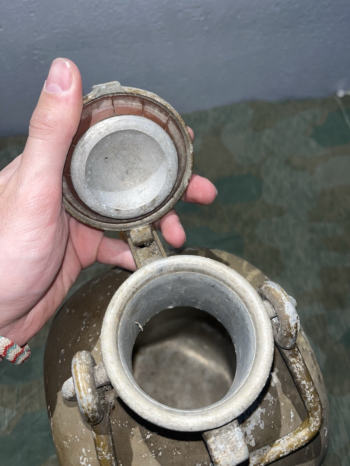 Original WW2 German FL Luftwaffe Marked AVX 10L Trinkwasser Container - Image 8