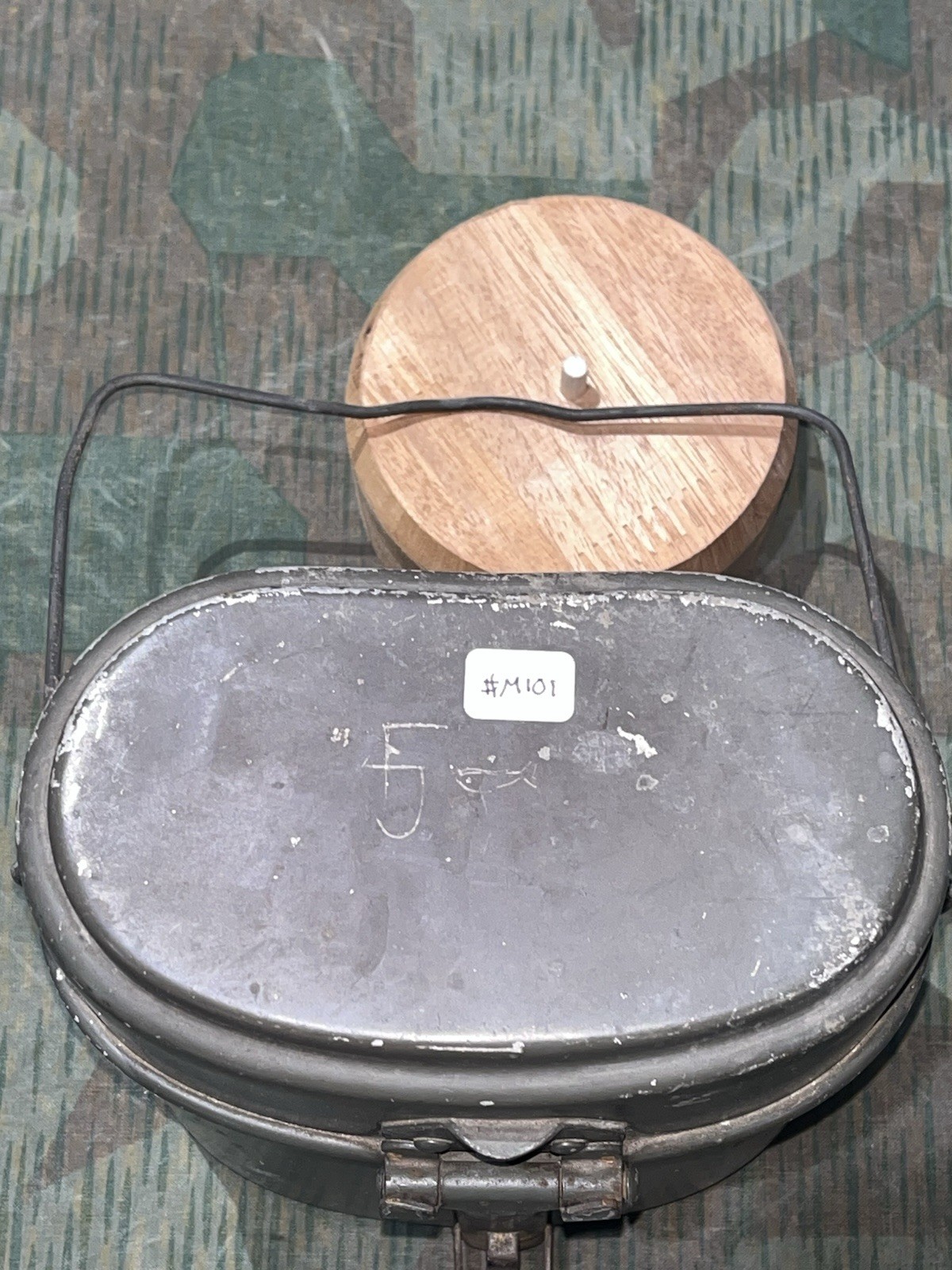 Original WW2 German M1910 Style Mess Tin Kit Marked RZM 39 Matching - Image 7