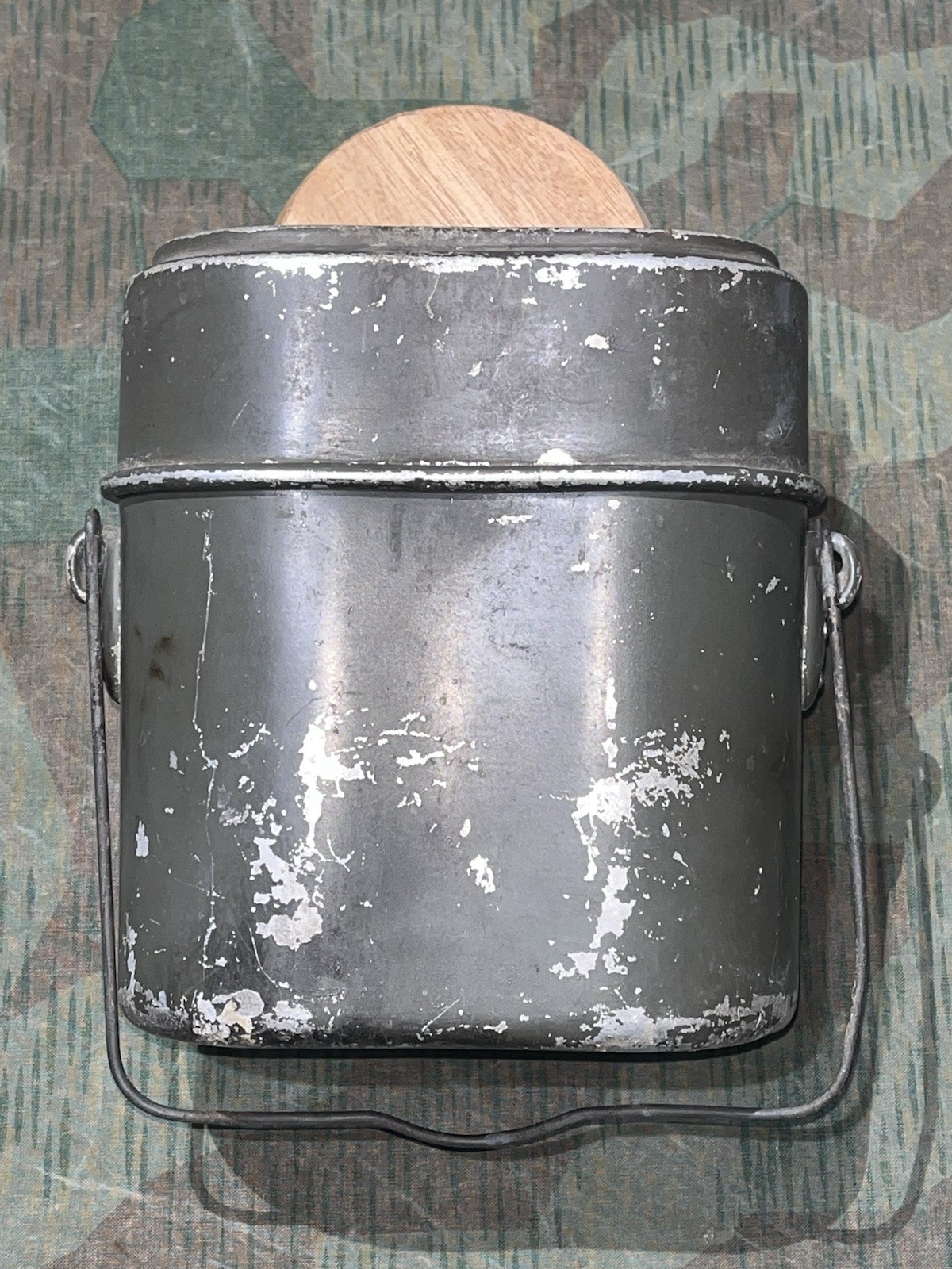 Original WW2 German M1910 Style Mess Tin Kit Marked RZM 39 Matching - Image 8