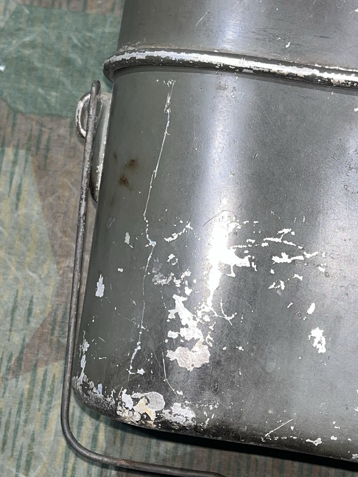 Original WW2 German M1910 Style Mess Tin Kit Marked RZM 39 Matching - Image 9