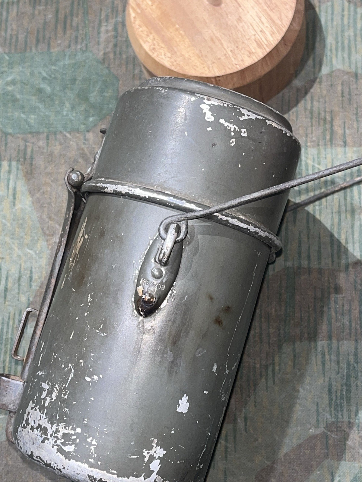Original WW2 German M1910 Style Mess Tin Kit Marked RZM 39 Matching - Image 11