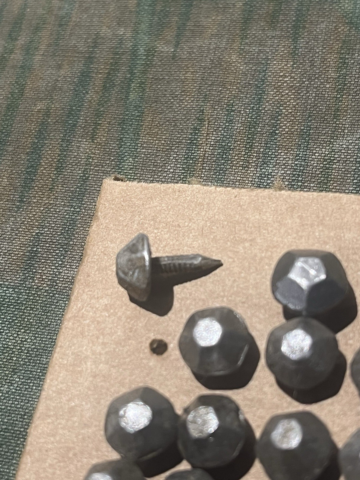 Original WW2 German Uniform Combat Jack Boots’ Spare Hobnails - Image 6