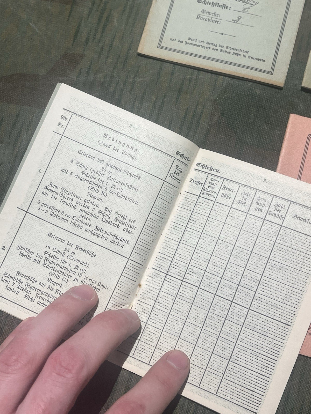 Original WW2 German Schießbuch Shooting Proficiency Book Collection - Image 2