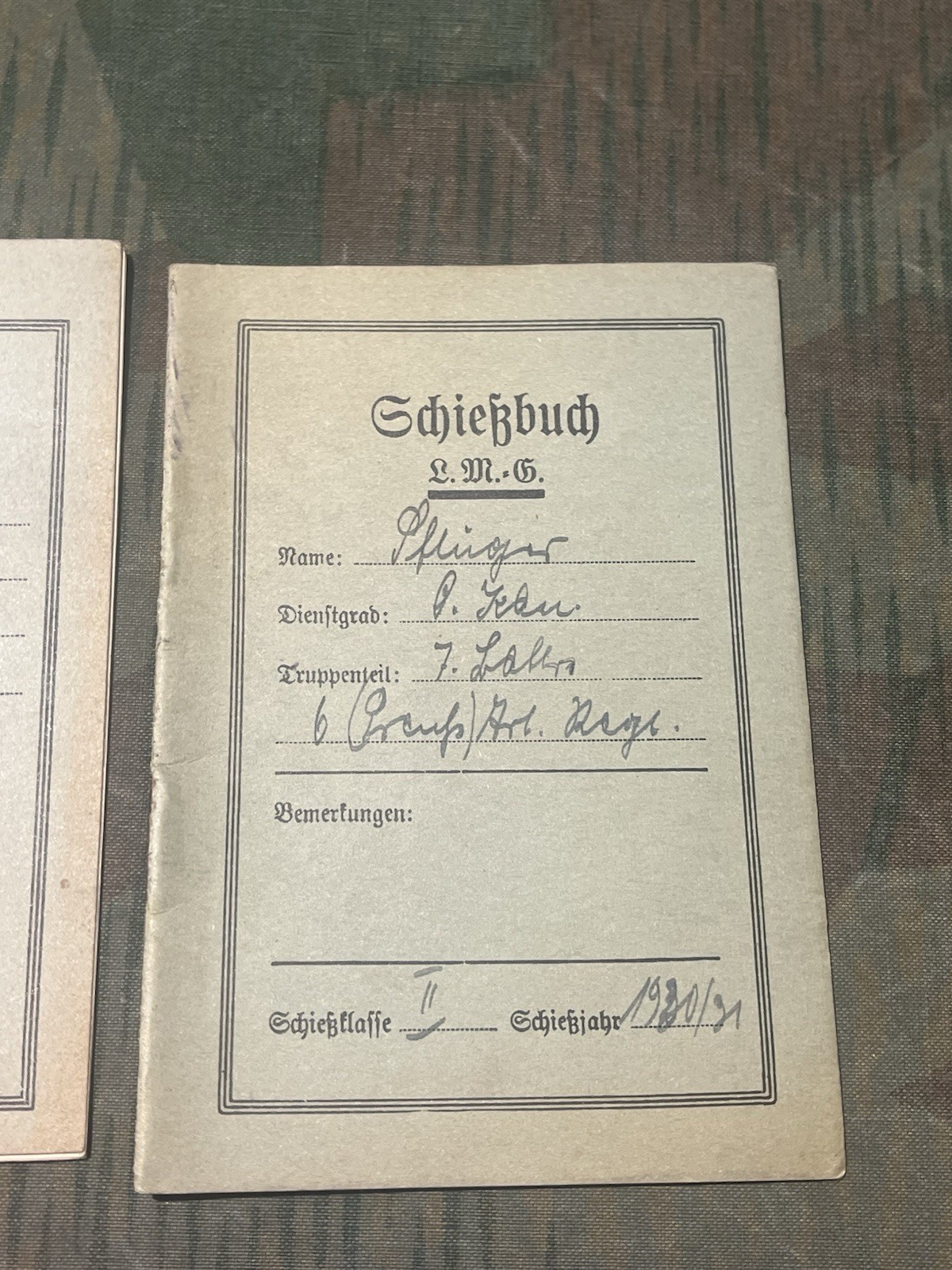 Original WW2 German Schießbuch Shooting Proficiency Book Collection - Image 7
