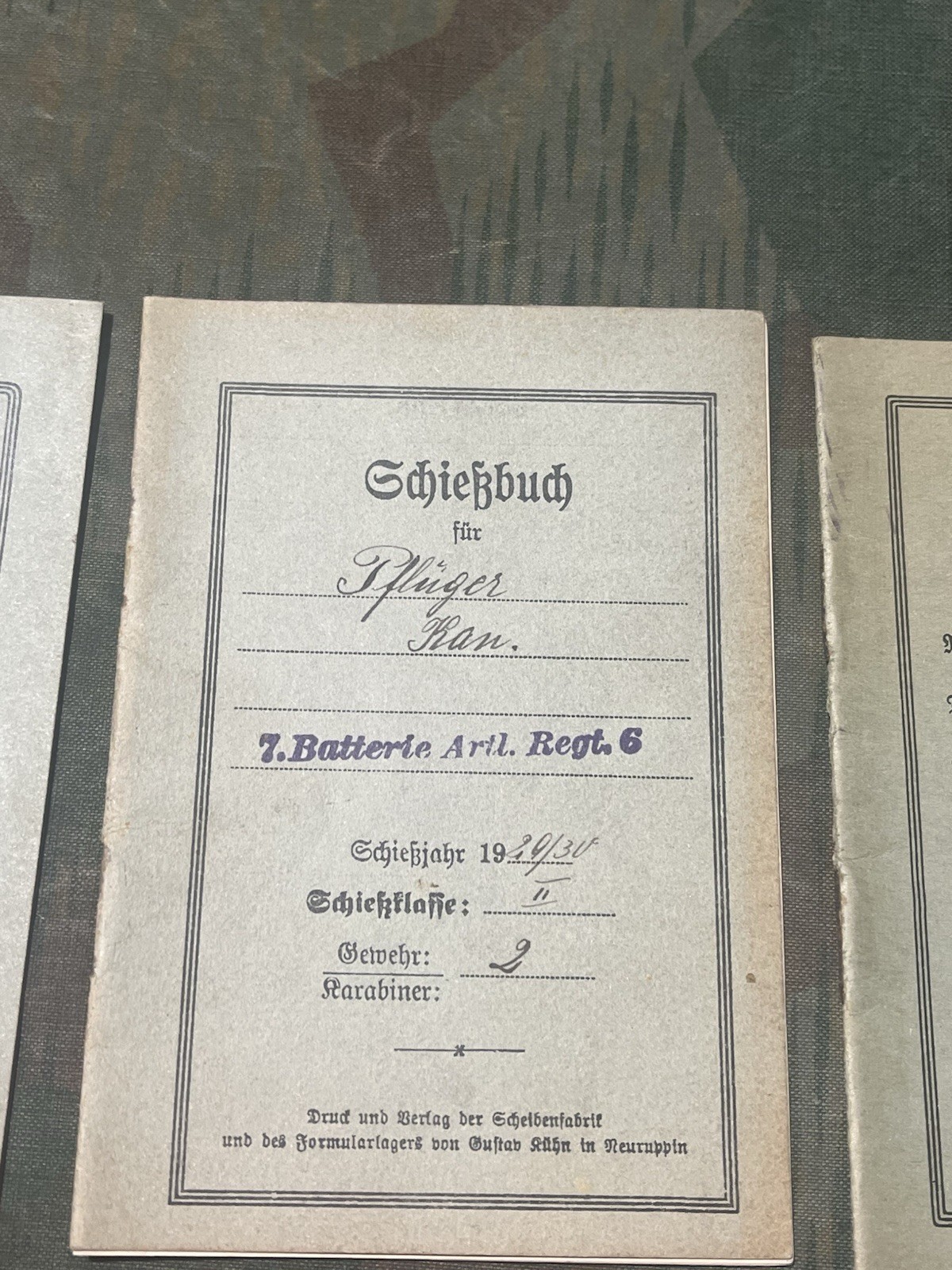 Original WW2 German Schießbuch Shooting Proficiency Book Collection - Image 8