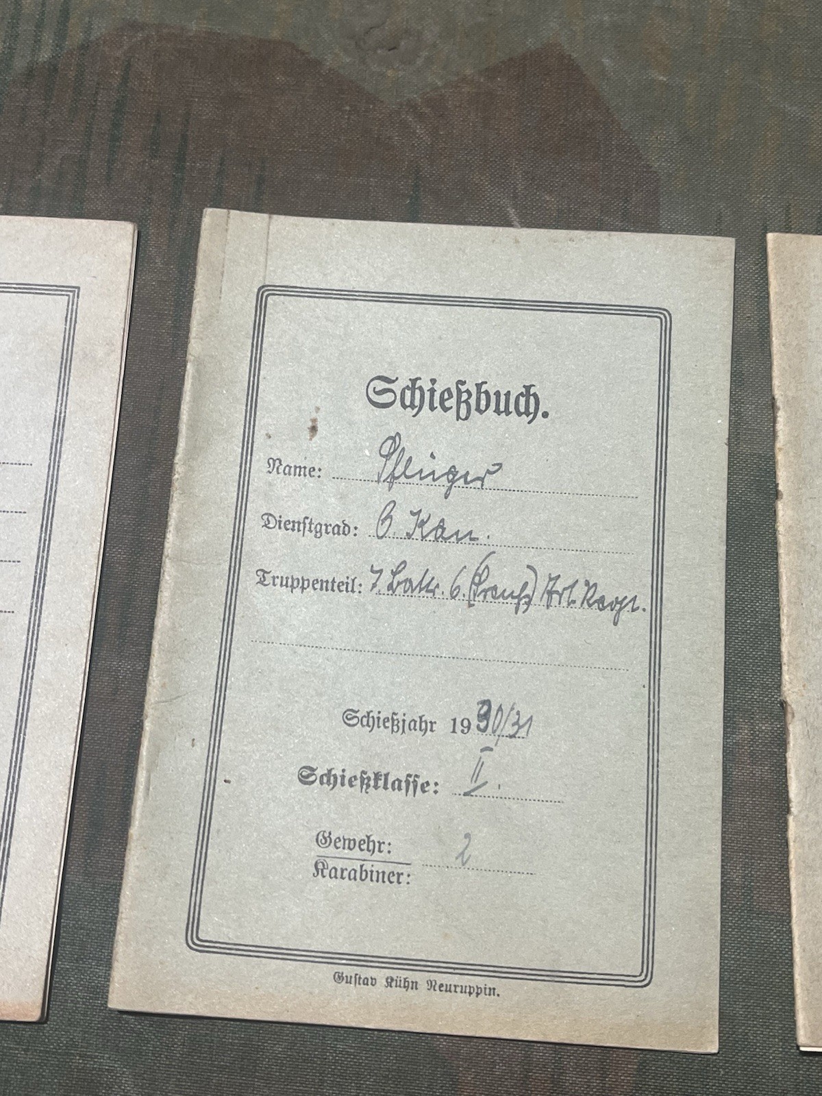 Original WW2 German Schießbuch Shooting Proficiency Book Collection - Image 9