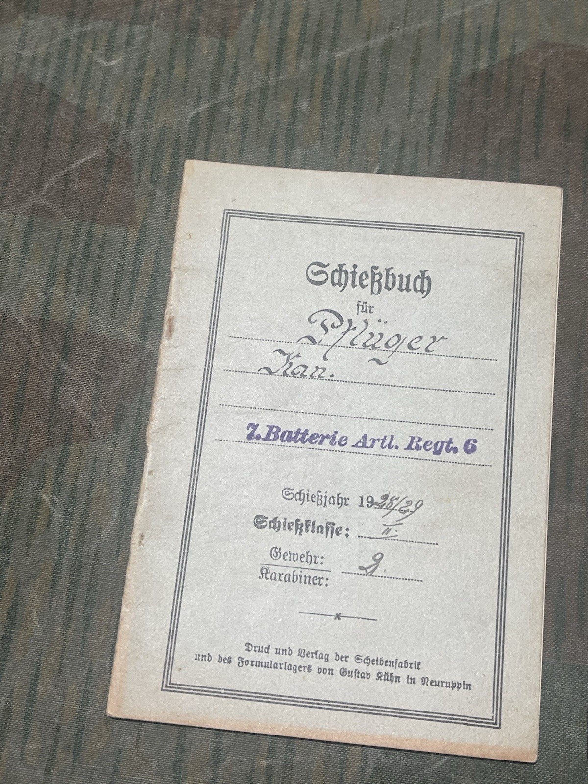 Original WW2 German Schießbuch Shooting Proficiency Book Collection - Image 10