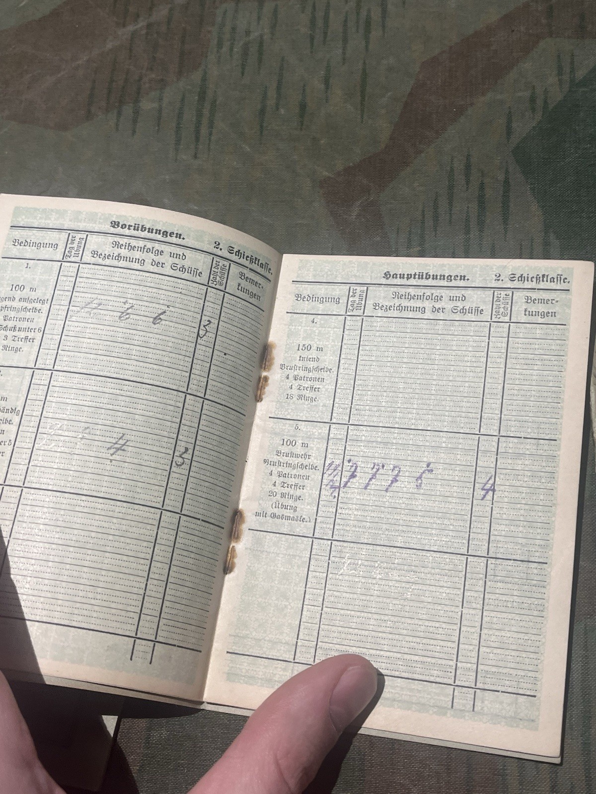 Original WW2 German Schießbuch Shooting Proficiency Book Collection - Image 14