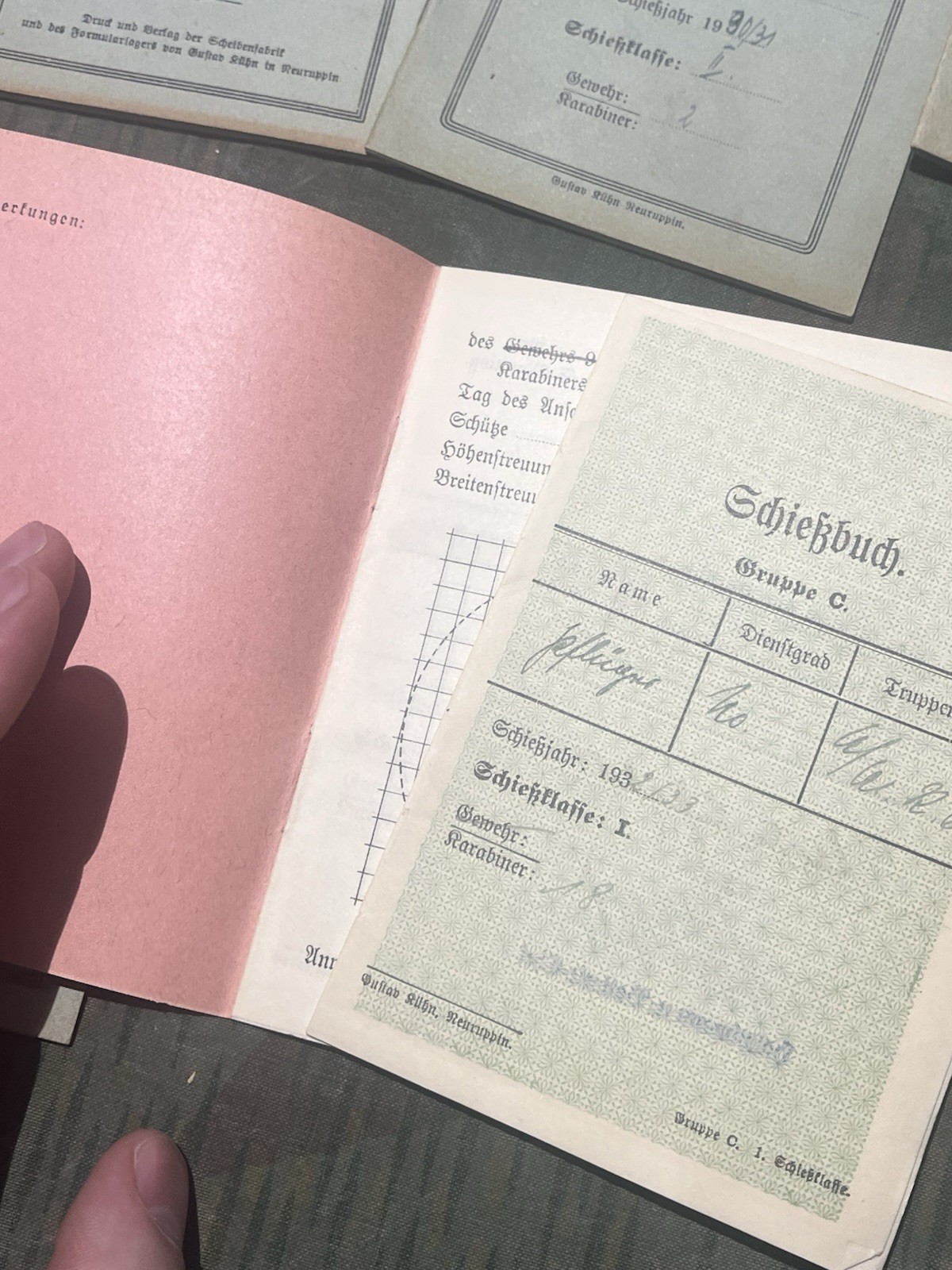 Original WW2 German Schießbuch Shooting Proficiency Book Collection - Image 18