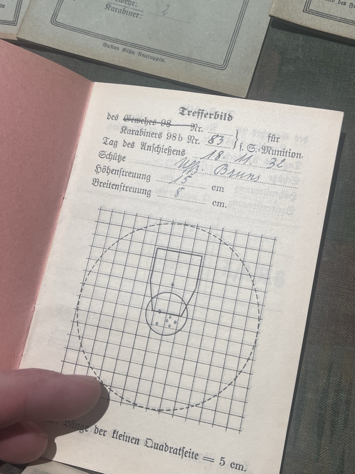 Original WW2 German Schießbuch Shooting Proficiency Book Collection - Image 19