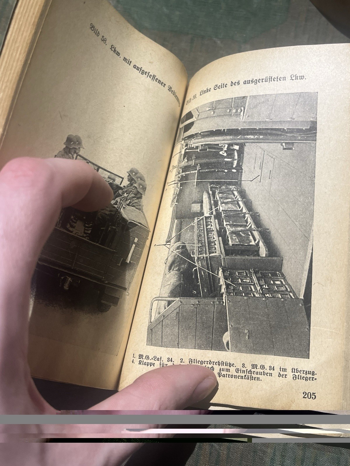 Original WW2 German Mg34 & Mg42 Handbook Manual Schematics w/ Pics 1944 Dated - Image 6