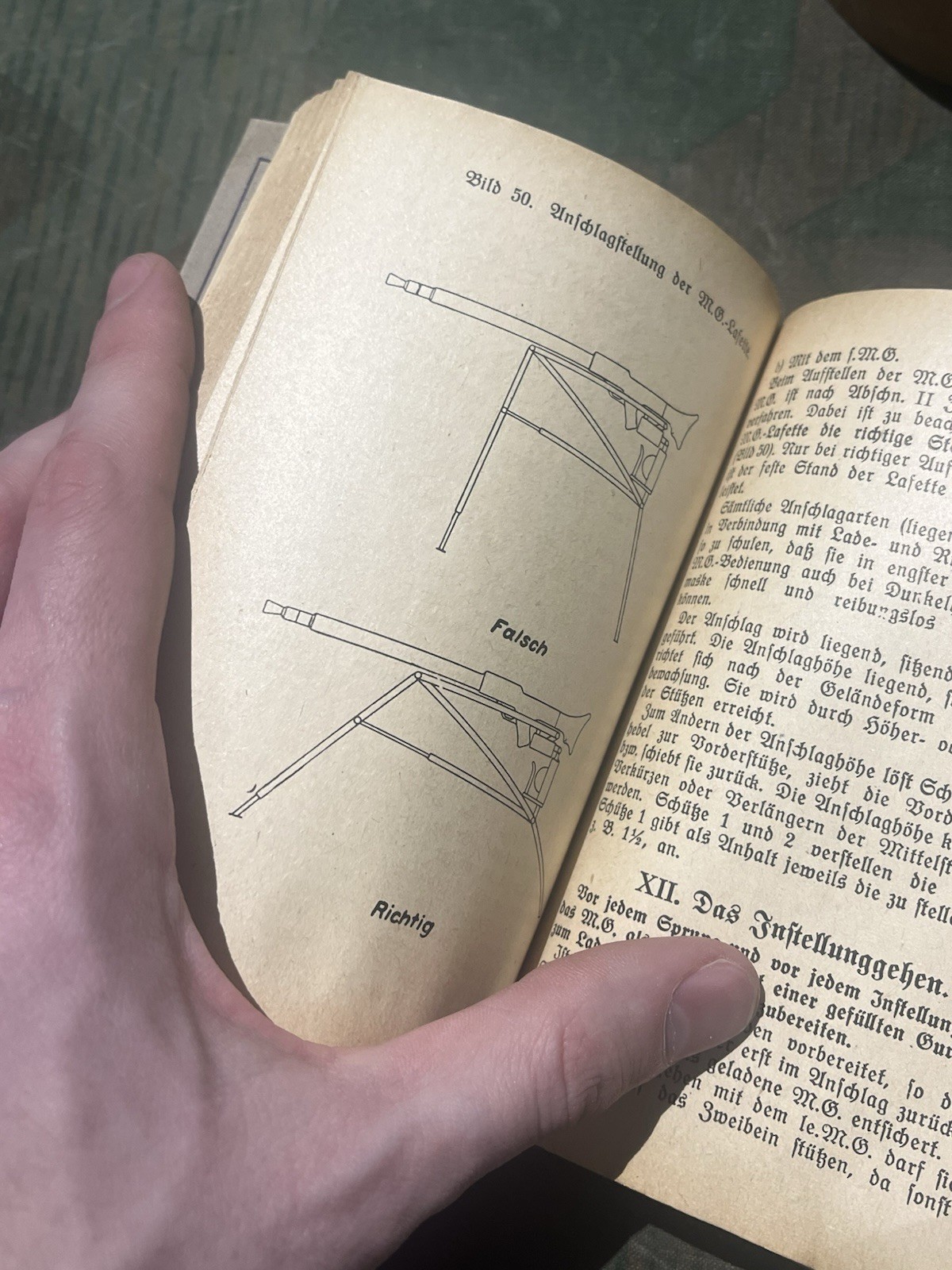Original WW2 German Mg34 & Mg42 Handbook Manual Schematics w/ Pics 1944 Dated - Image 11