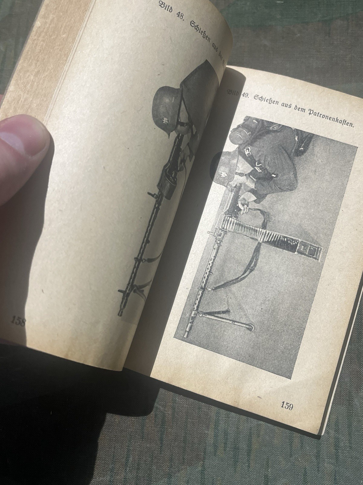 Original WW2 German Mg34 & Mg42 Handbook Manual Schematics w/ Pics 1944 Dated - Image 12