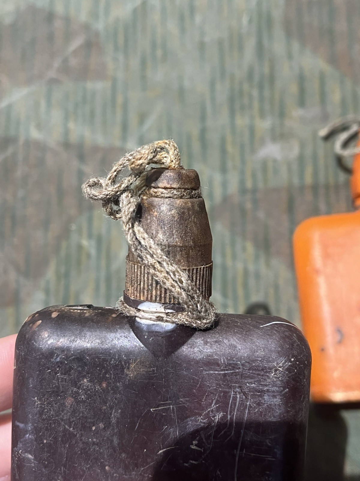 Original WW2 German Gas Mask Decontamination Bakelite Cases Marked & Dated - Image 13
