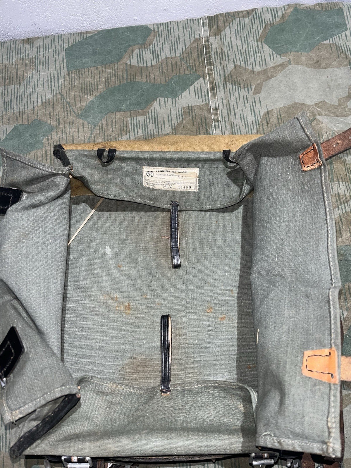 Original WW2 German RZM Marked Uniform M34 Pony Fur Horsehair Tornister Backpack - Image 3