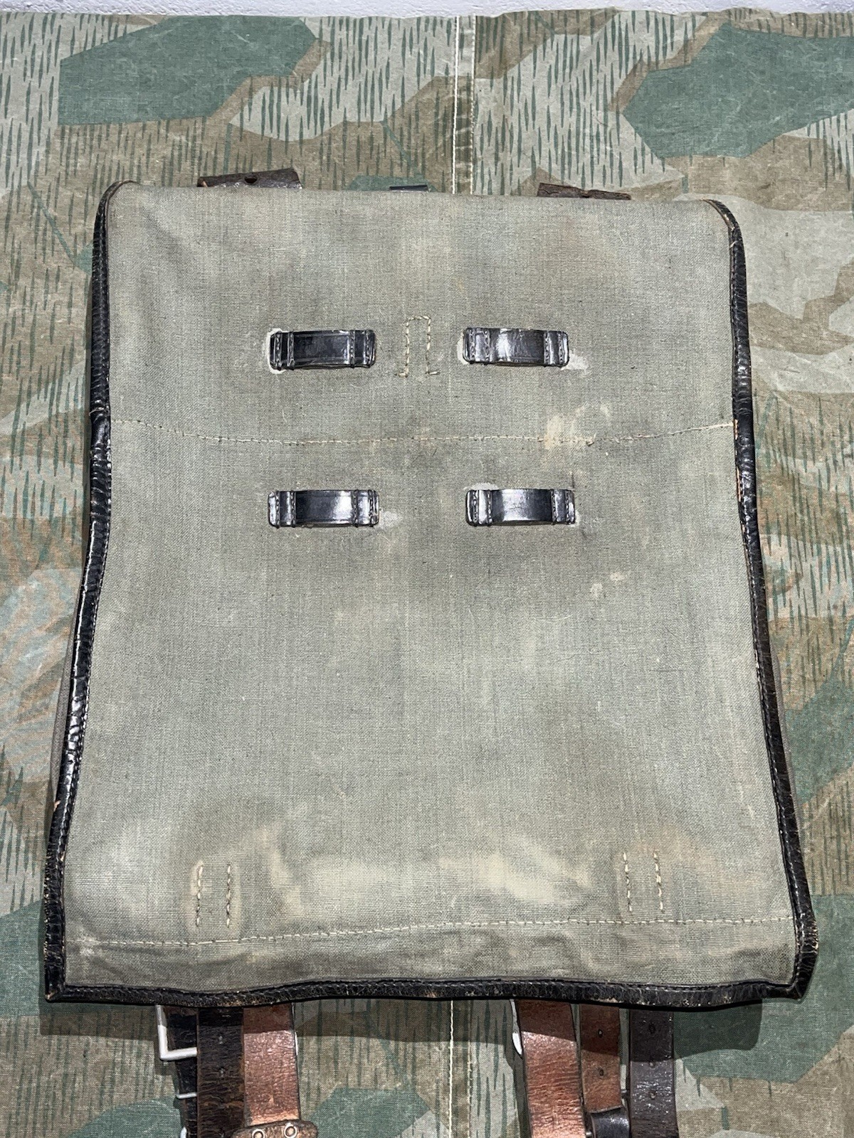 Original WW2 German RZM Marked Uniform M34 Pony Fur Horsehair Tornister Backpack - Image 4