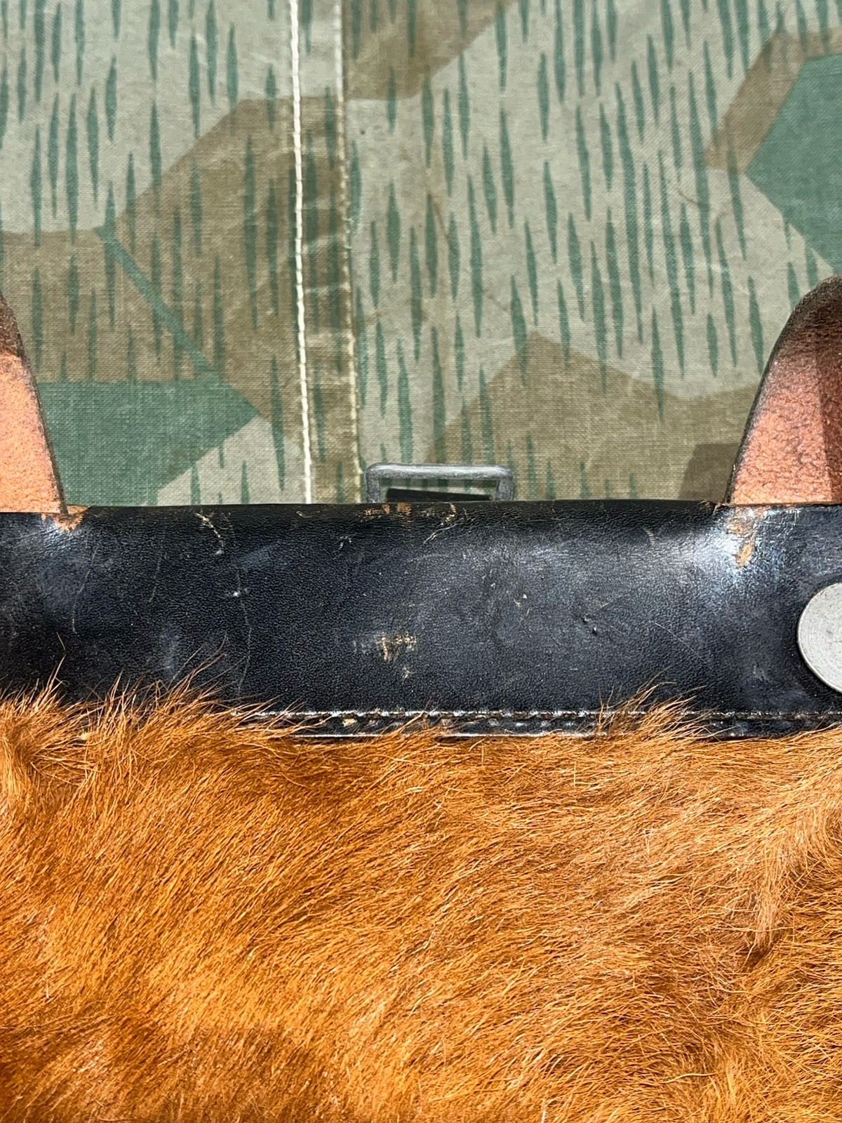 Original WW2 German RZM Marked Uniform M34 Pony Fur Horsehair Tornister Backpack - Image 10