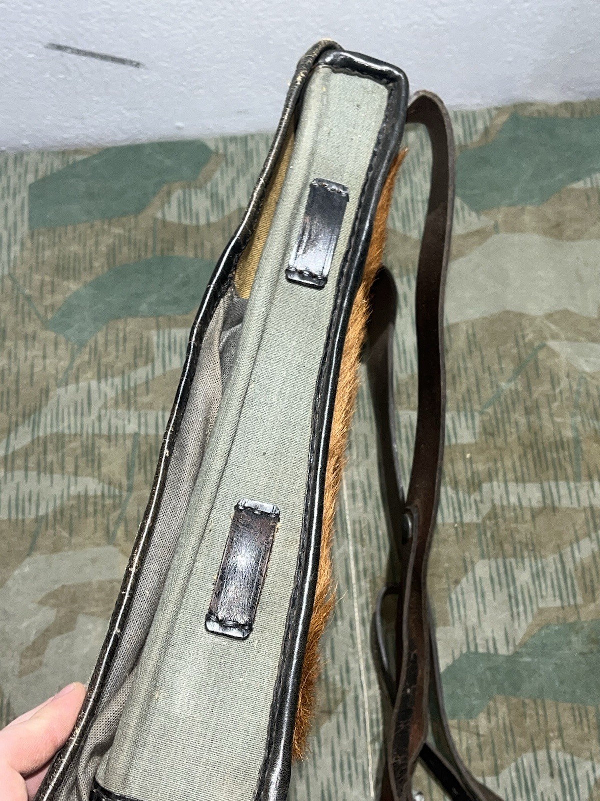 Original WW2 German RZM Marked Uniform M34 Pony Fur Horsehair Tornister Backpack - Image 11