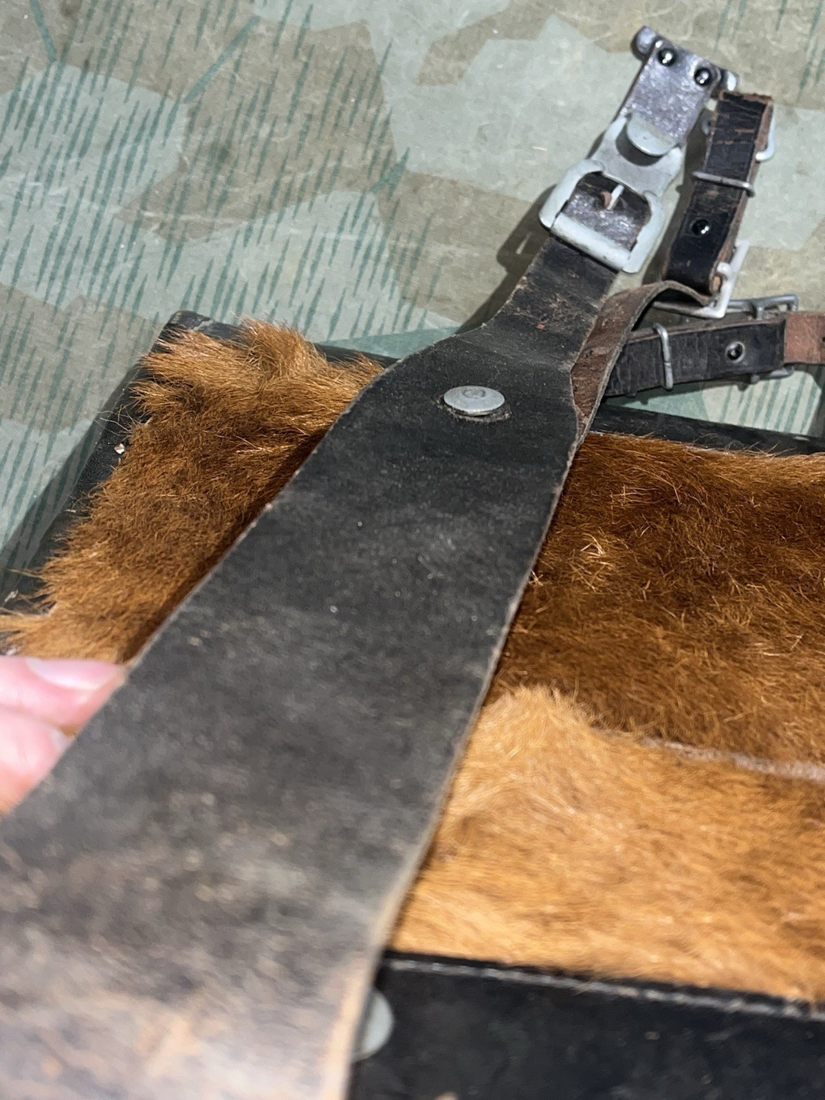 Original WW2 German RZM Marked Uniform M34 Pony Fur Horsehair Tornister Backpack - Image 21