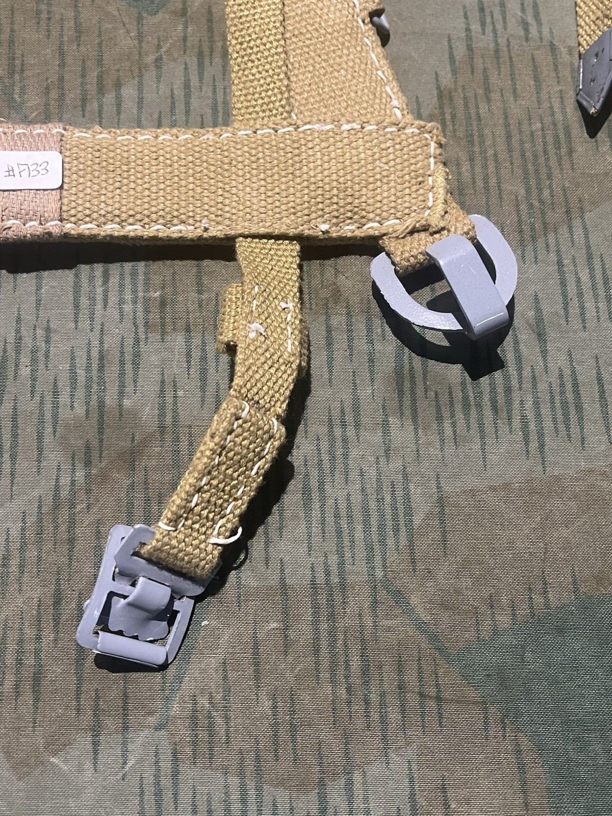 Reproduction WW2 German Wehrmacht Uniform Web Strap A-Frame Carrier - Image 3