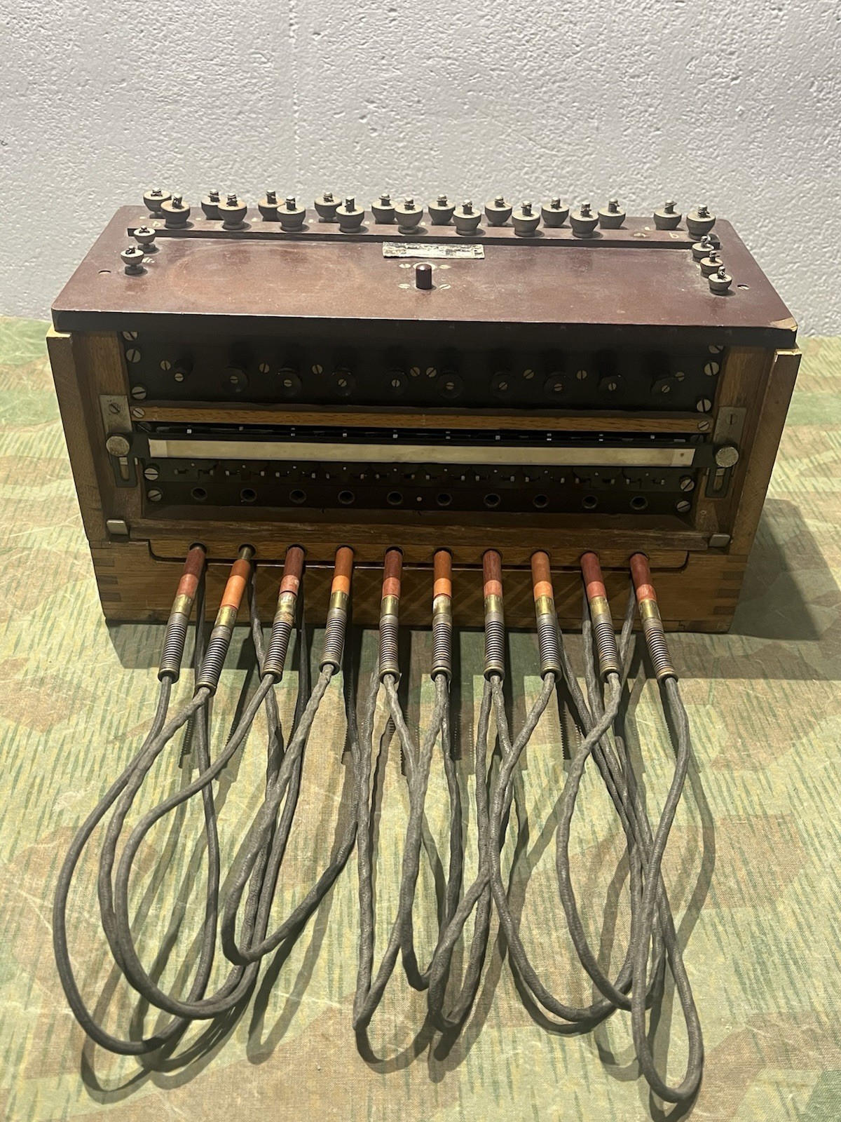 Original WW2 German FF33 Field Telephone 10 Line Switchboard 1943 Dated