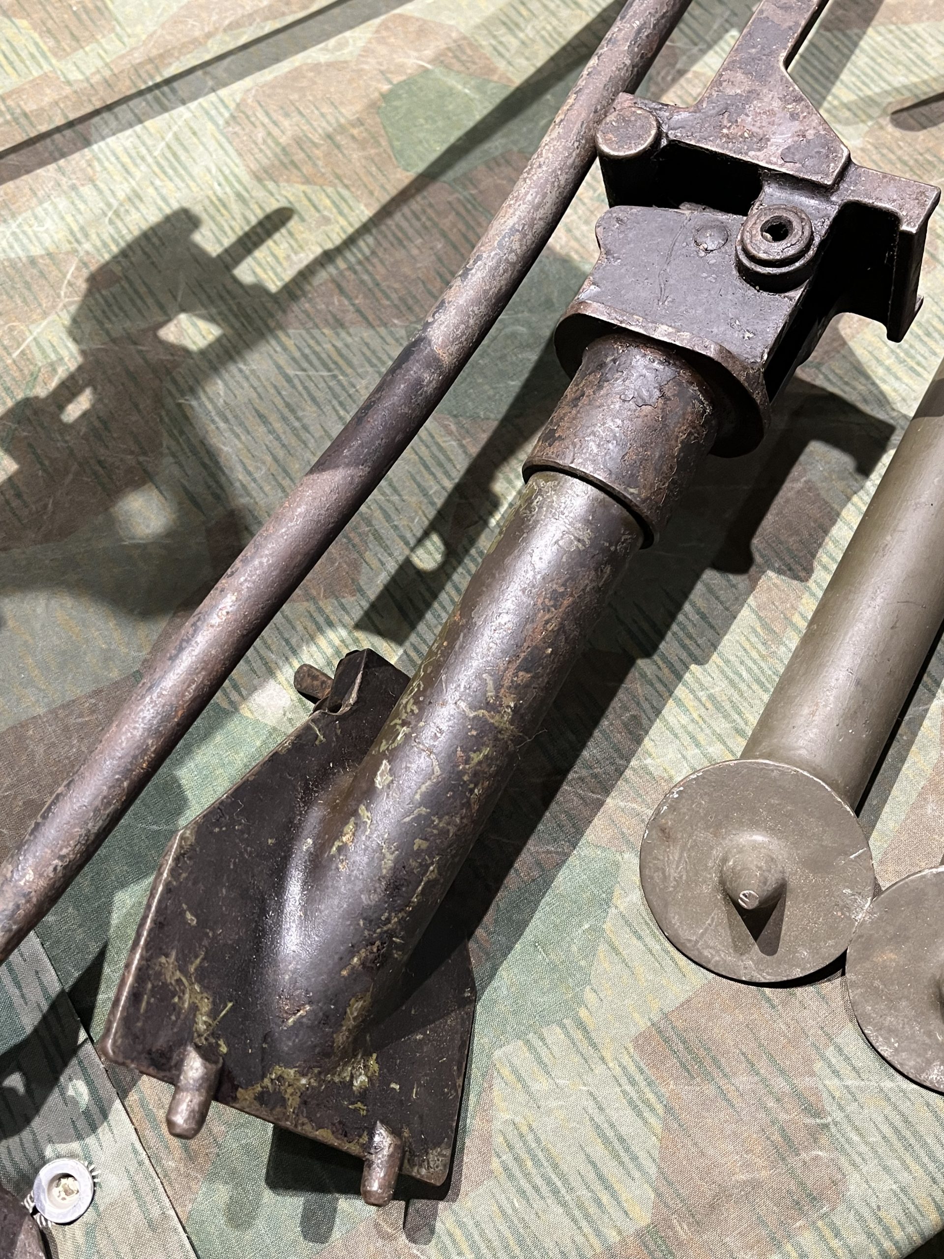 WW2 Italian Breda M37 Machine Gun Tripod w/ AA Stand Accessories - Image 11