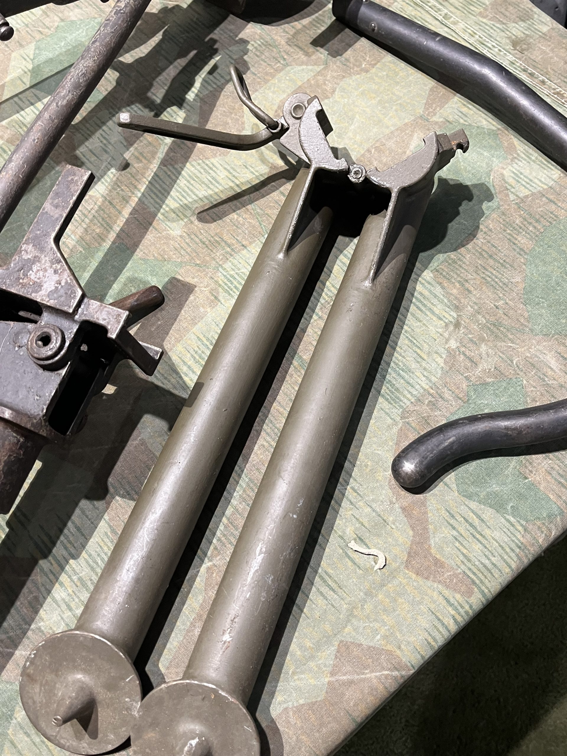 WW2 Italian Breda M37 Machine Gun Tripod w/ AA Stand Accessories - Image 12