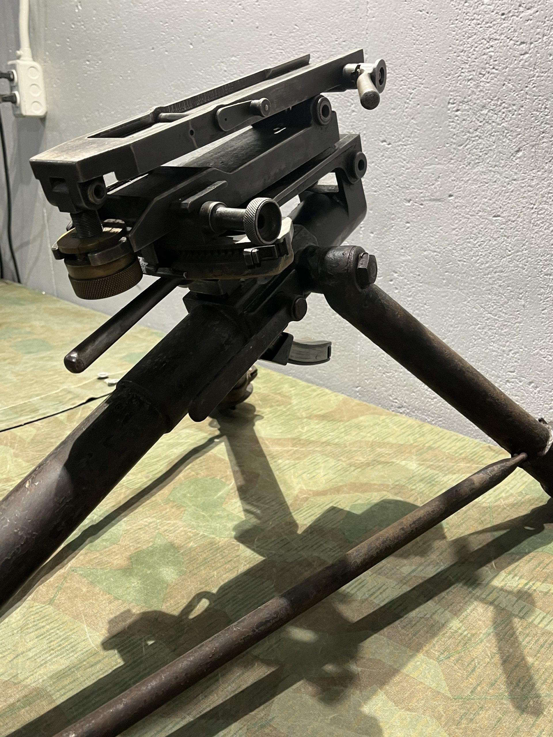 WW2 Italian Breda M37 Machine Gun Tripod w/ AA Stand Accessories - Image 21