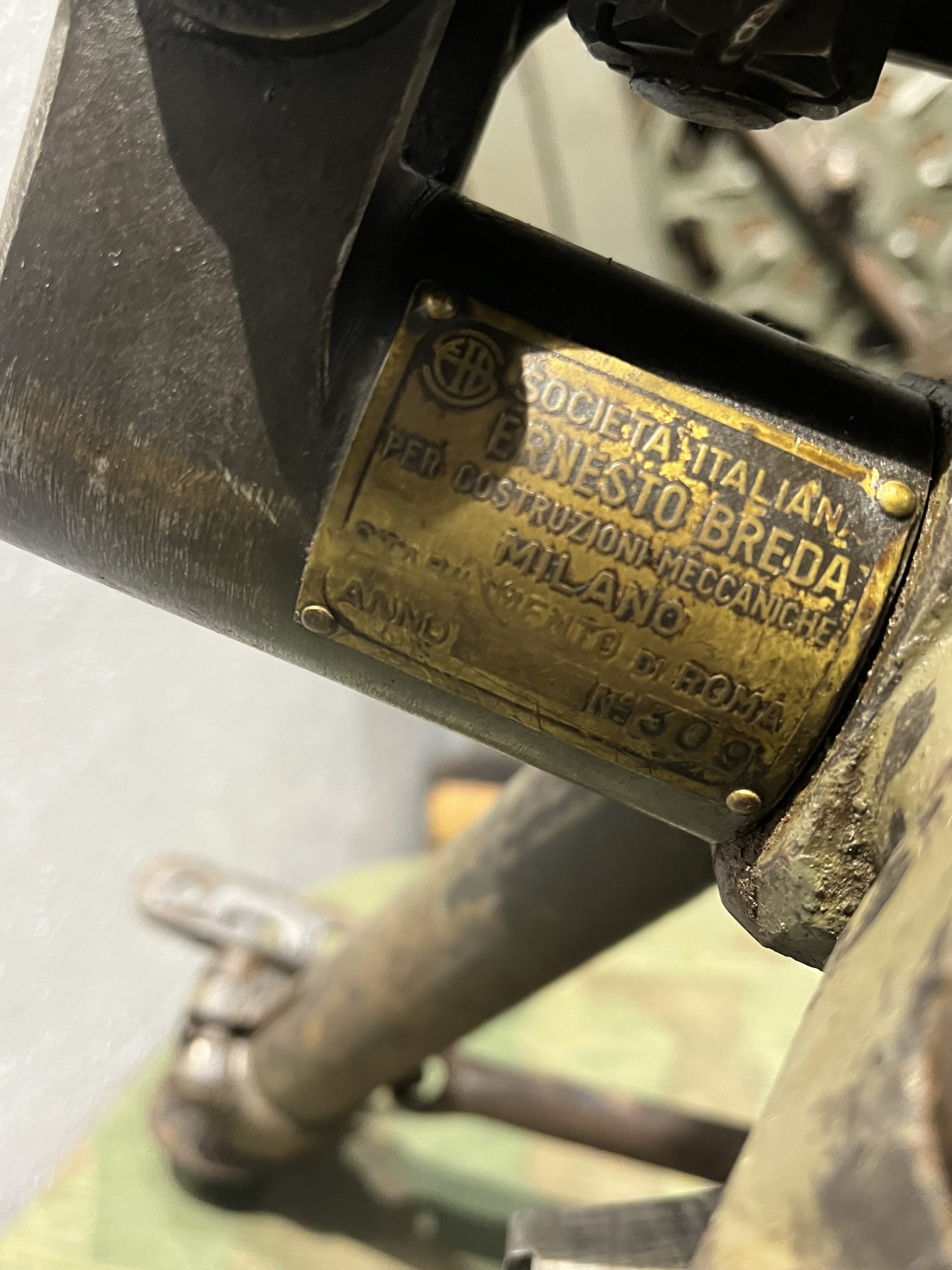 WW2 Italian Breda M37 Machine Gun Tripod w/ AA Stand Accessories - Image 18
