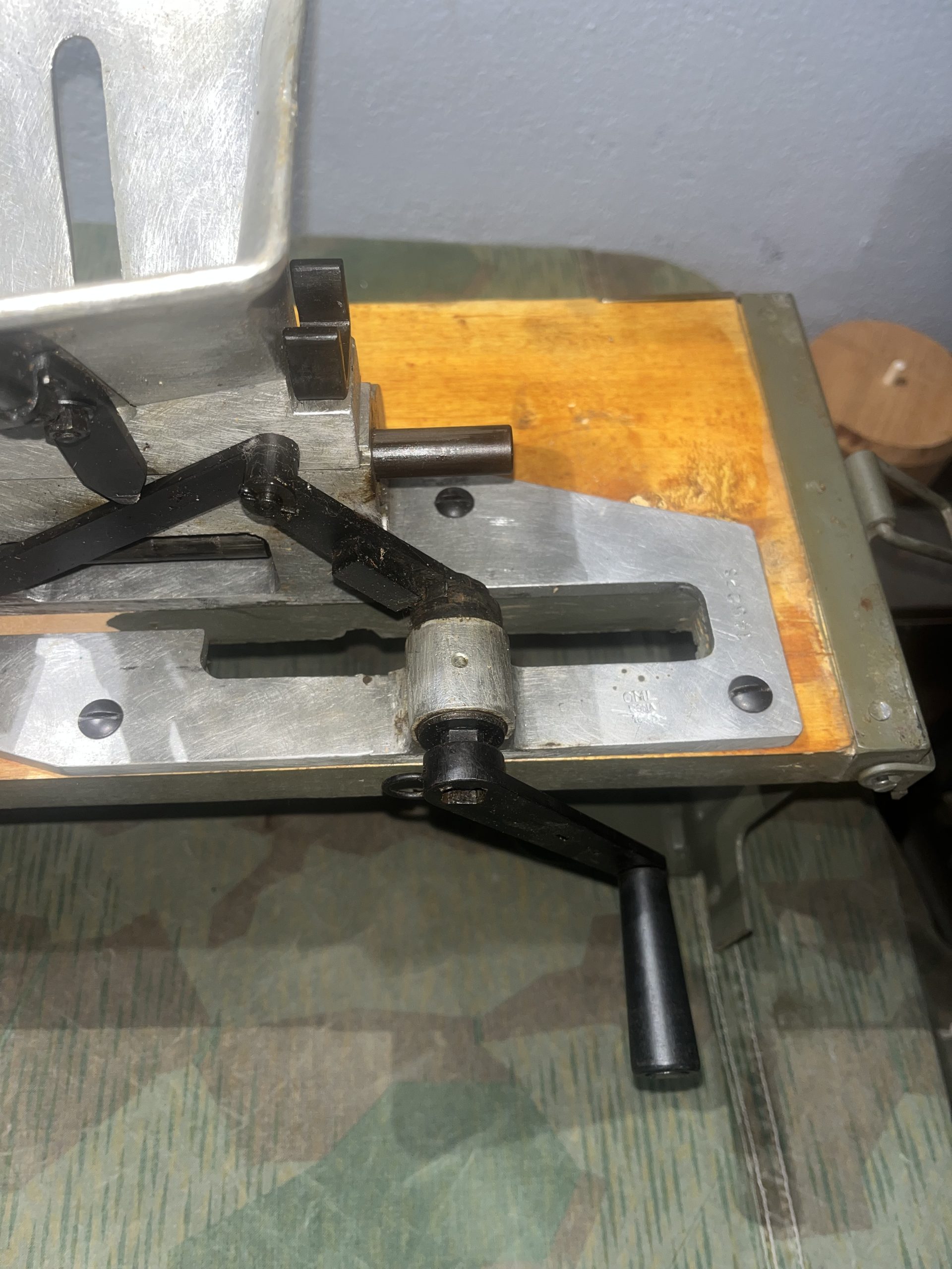 WW2 Italian Breda M37 8mm Ammo Strip Loader Machine w/ Tools - Image 3