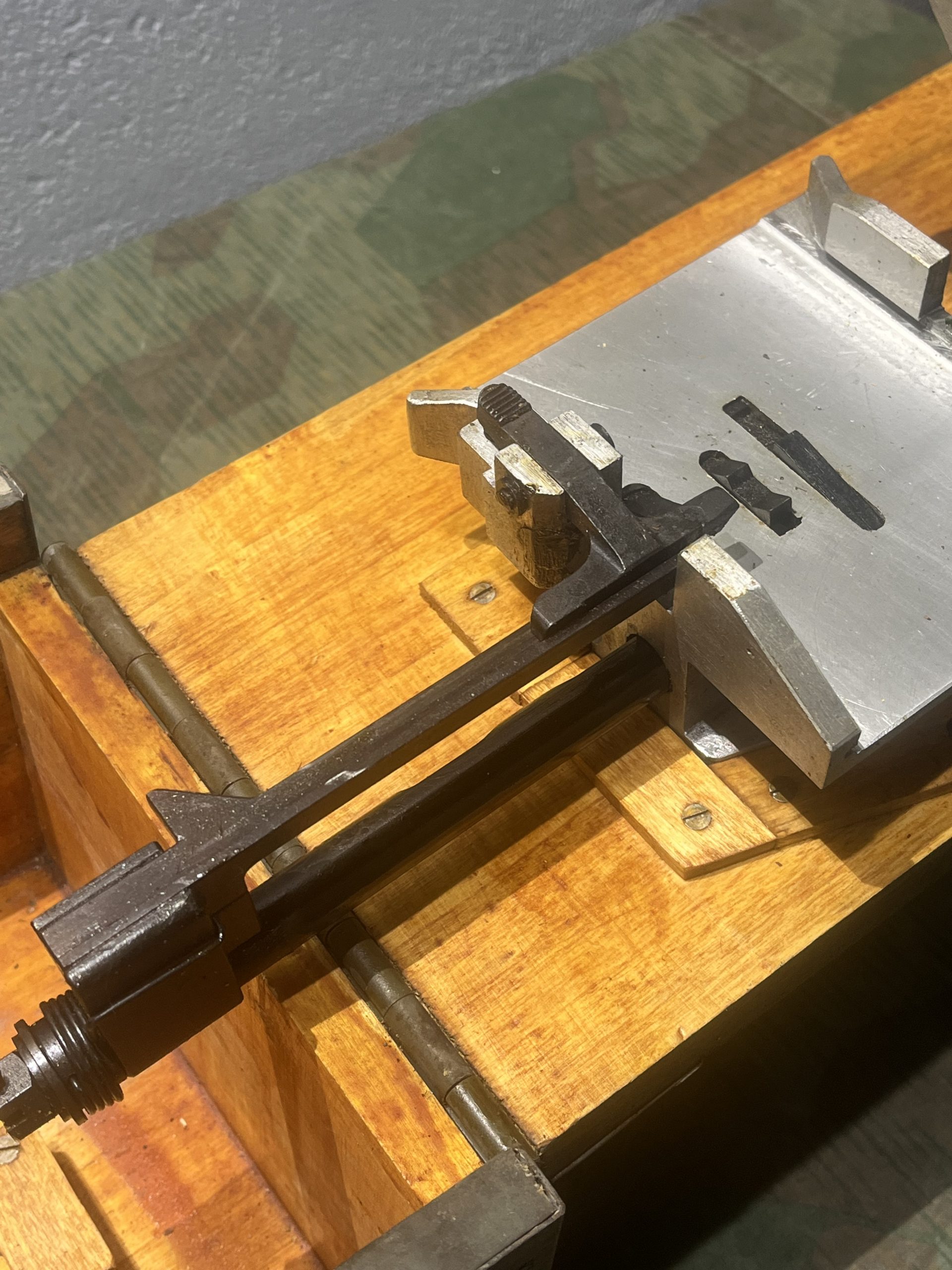 WW2 Italian Breda M37 8mm Ammo Strip Loader Machine w/ Tools - Image 8