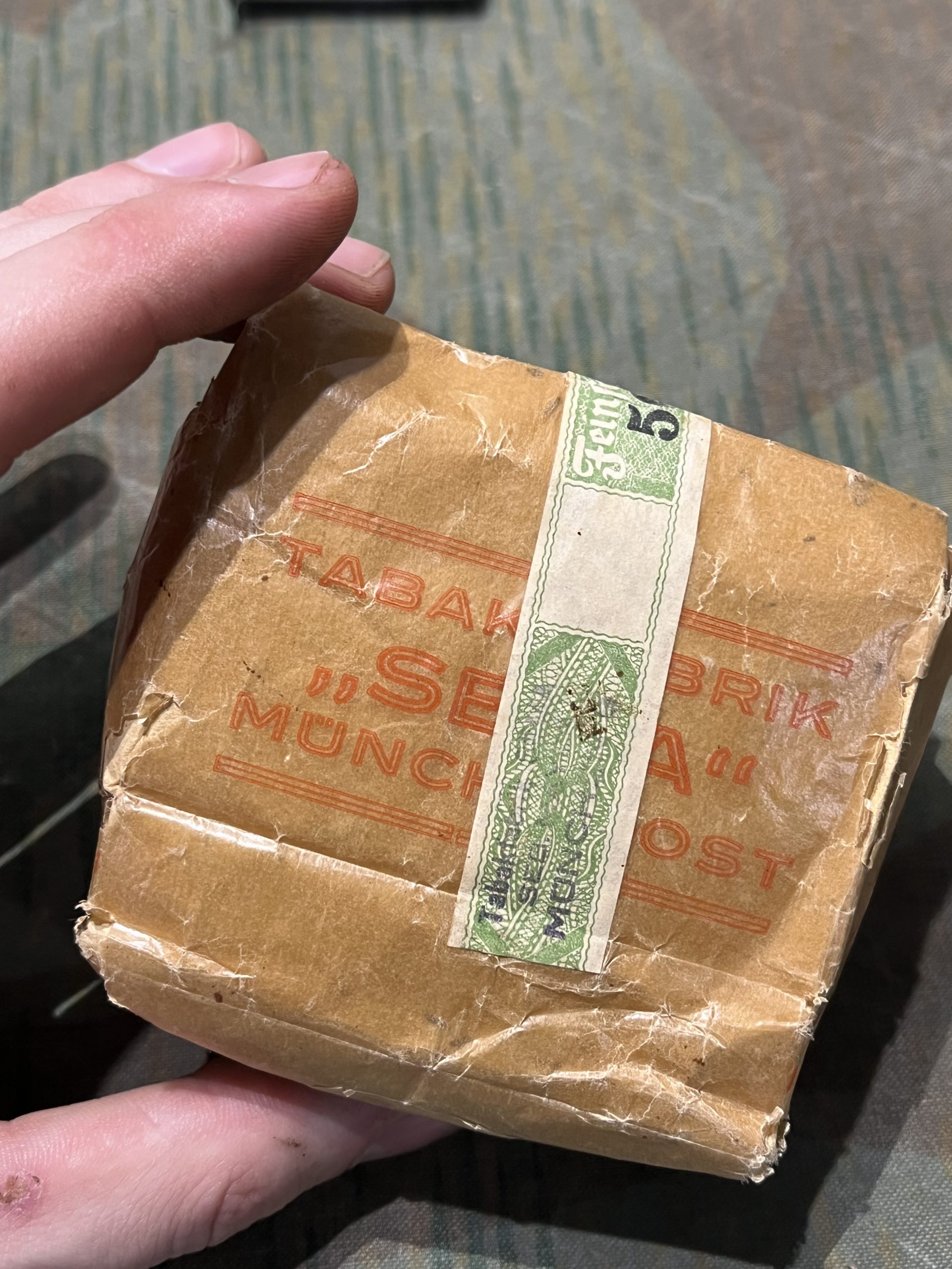 Original WW2 German Uniform Pocket SEMA Zigaretten / Pipe Sealed Box - Image 4