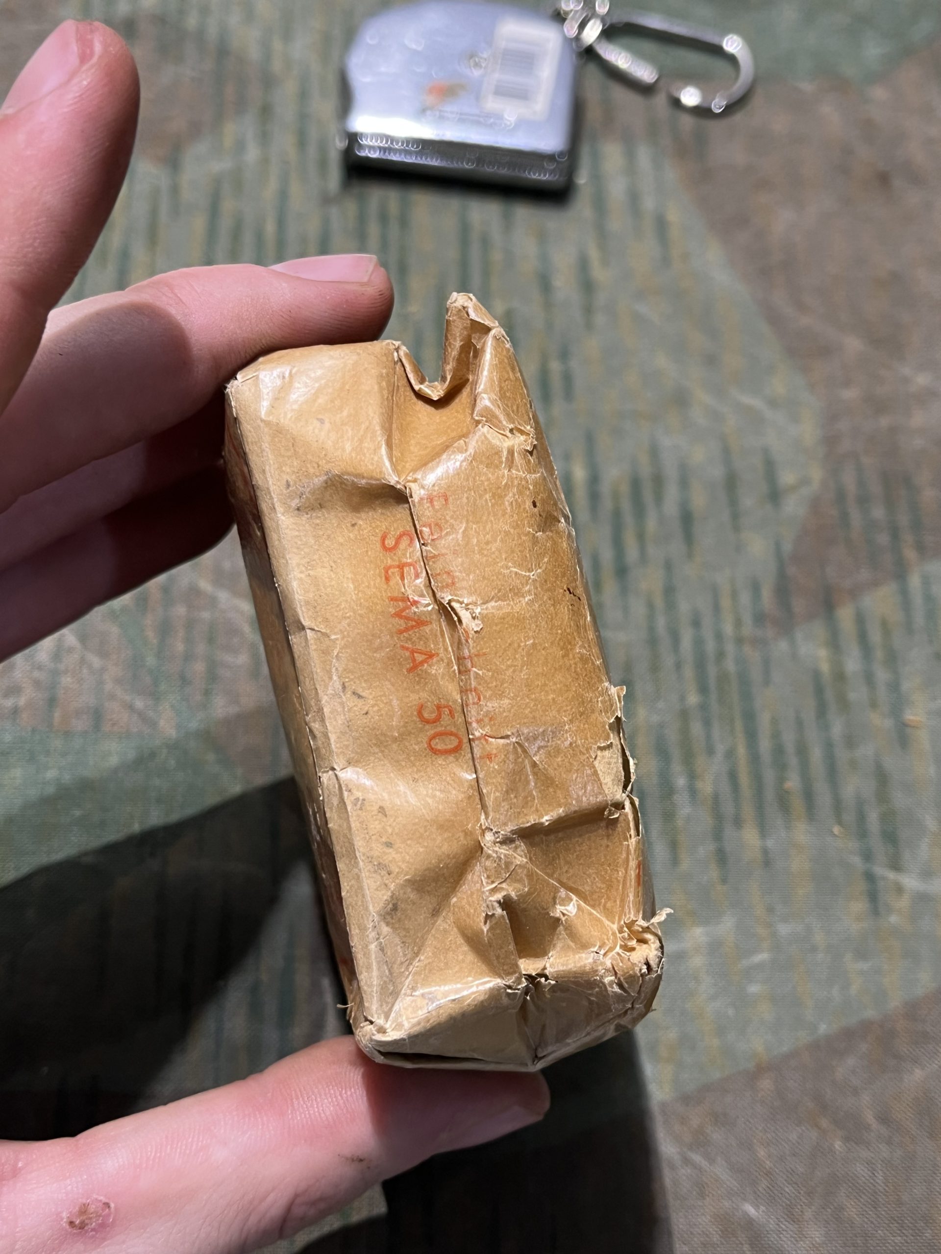 Original WW2 German Uniform Pocket SEMA Zigaretten / Pipe Sealed Box - Image 5