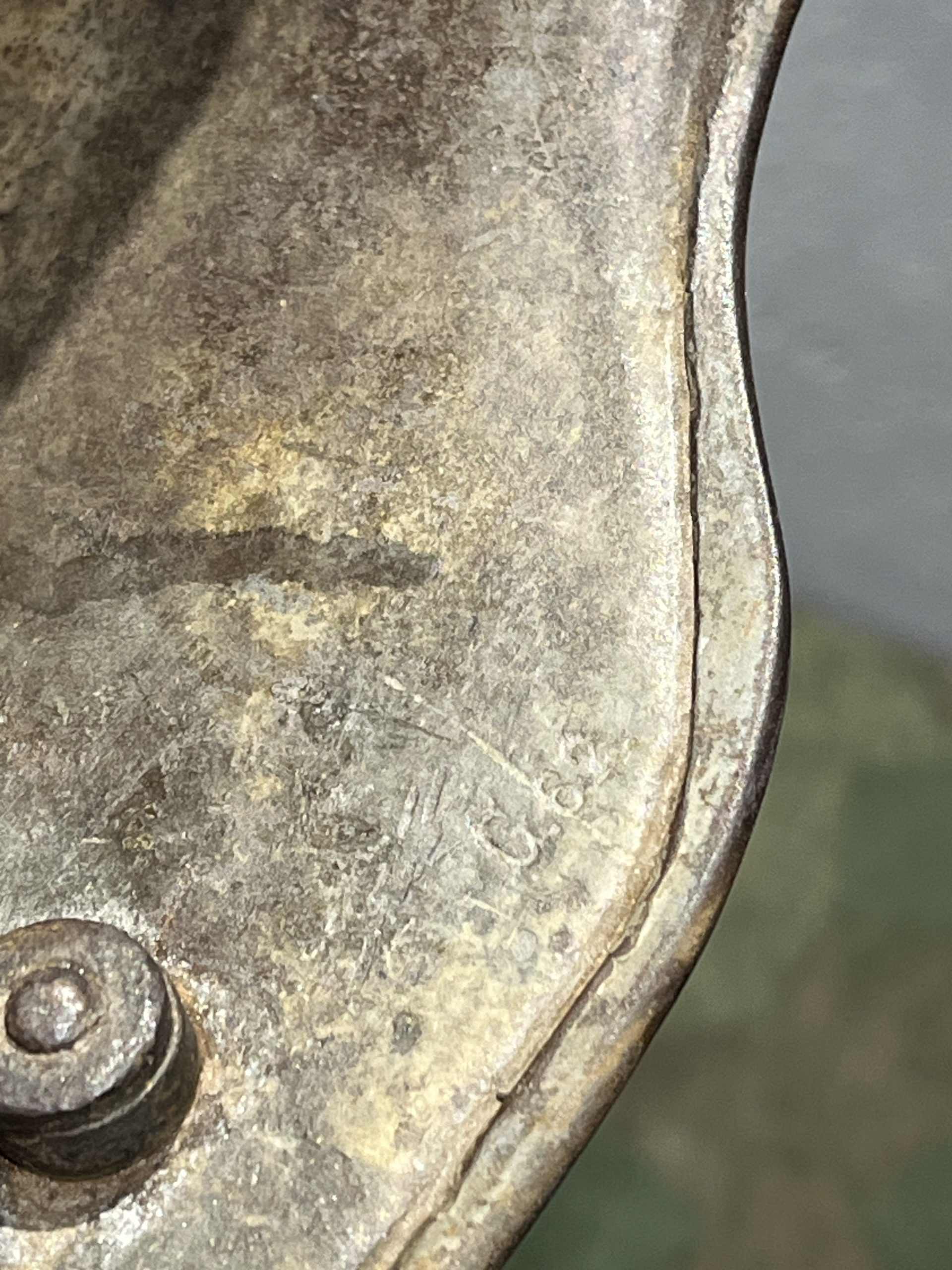 Original WW1 German M16 / M18 Helmet Stahlhelm Panzergrau - Image 22