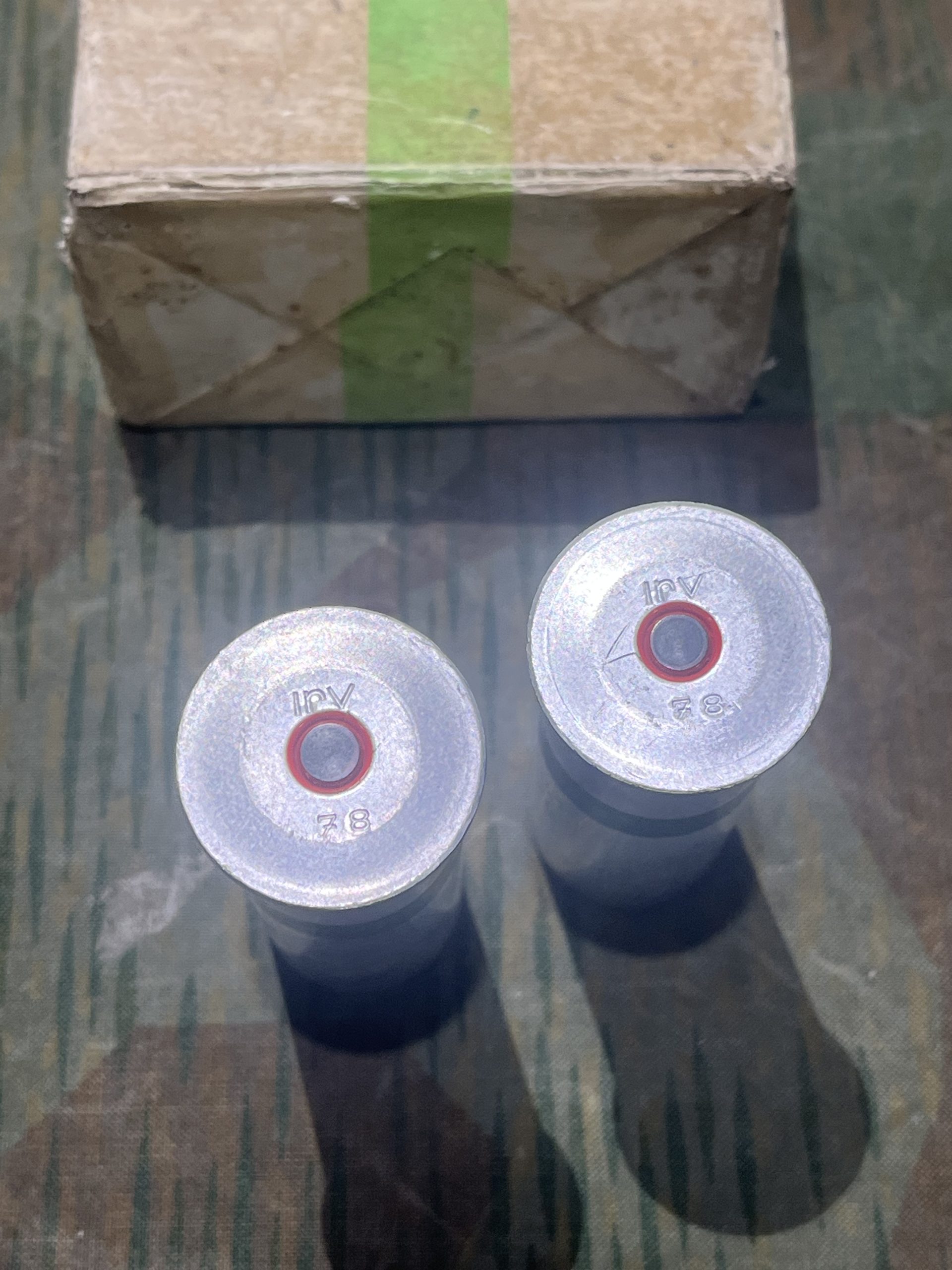 WW2 German Style / Czech Box of 10x 26.5mm Green Star Flares / Lp34 Lp42 - Image 4