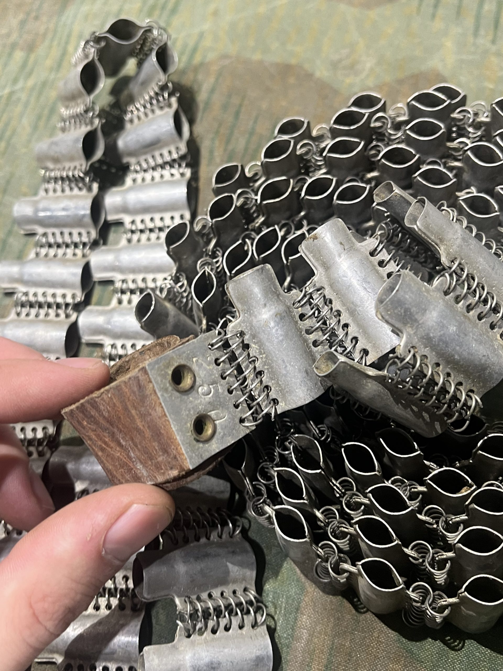 WW1 German Style / Turkish Mg08/15 8mm Ammo Belt 150rd - Image 7
